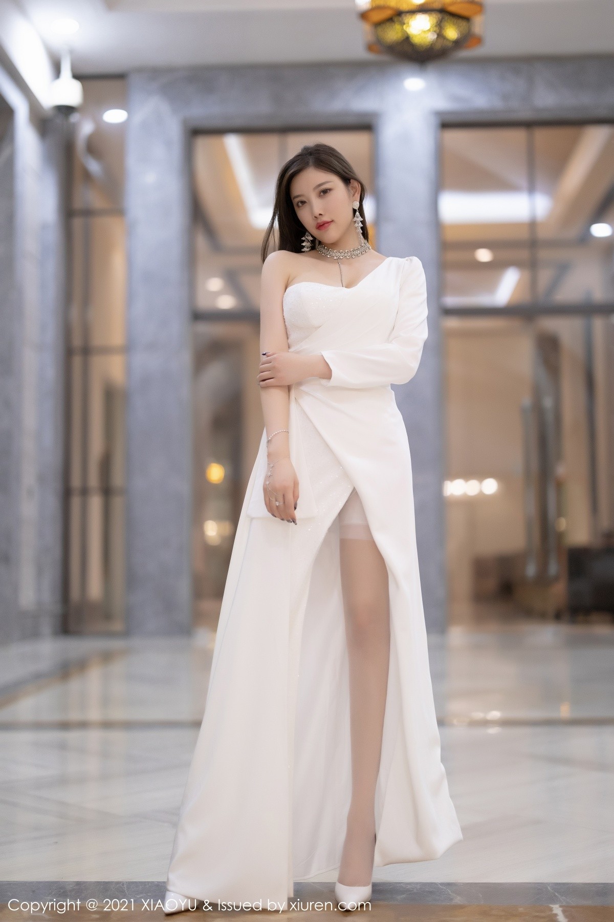 Jpxgyw.com_[XiaoYu画语界]Vol.663_女神杨晨晨sugar广西心愿旅拍私房白色蕾丝情趣内衣诱惑写真110P