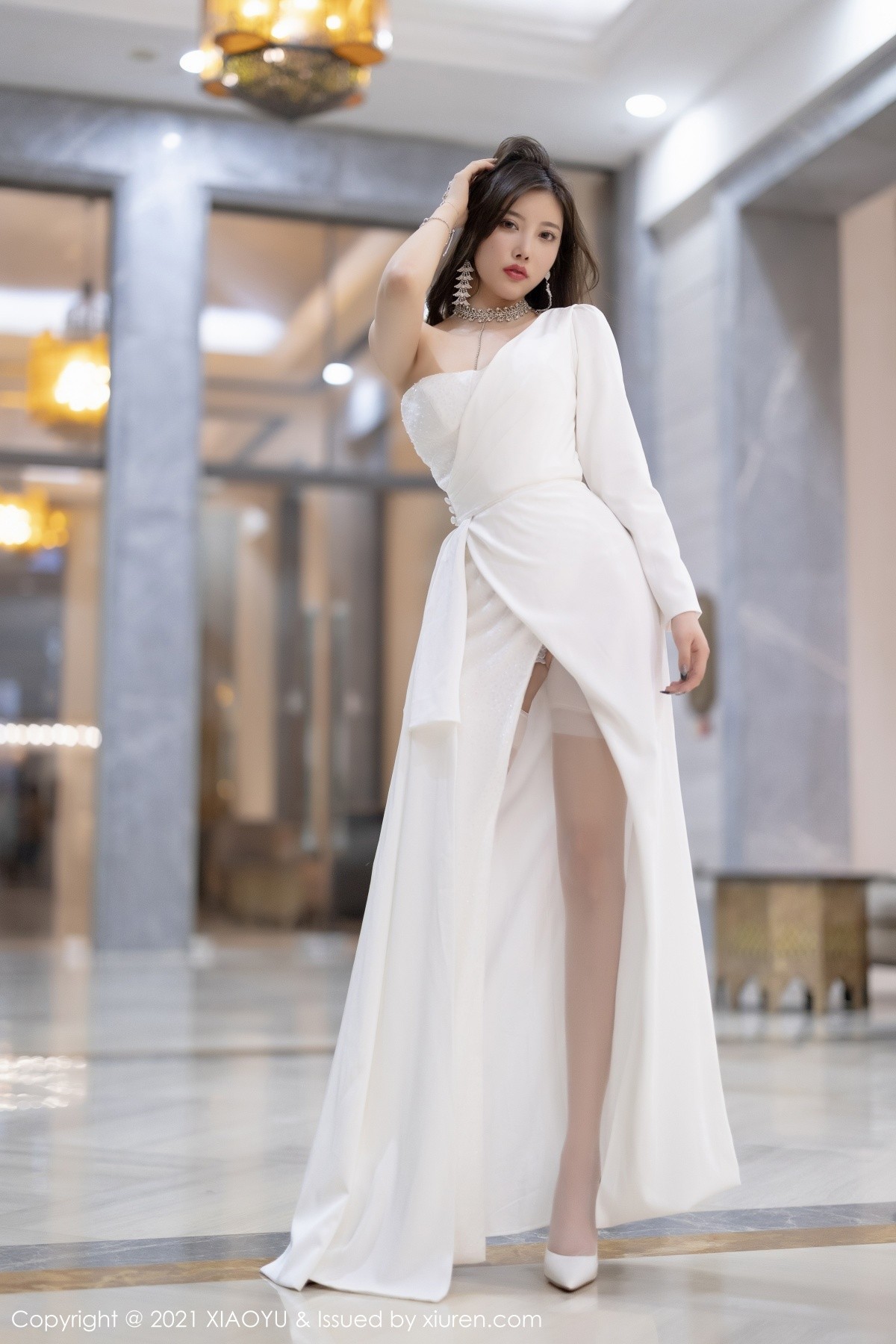 Jpxgyw.com_[XiaoYu画语界]Vol.663_女神杨晨晨sugar广西心愿旅拍私房白色蕾丝情趣内衣诱惑写真110P