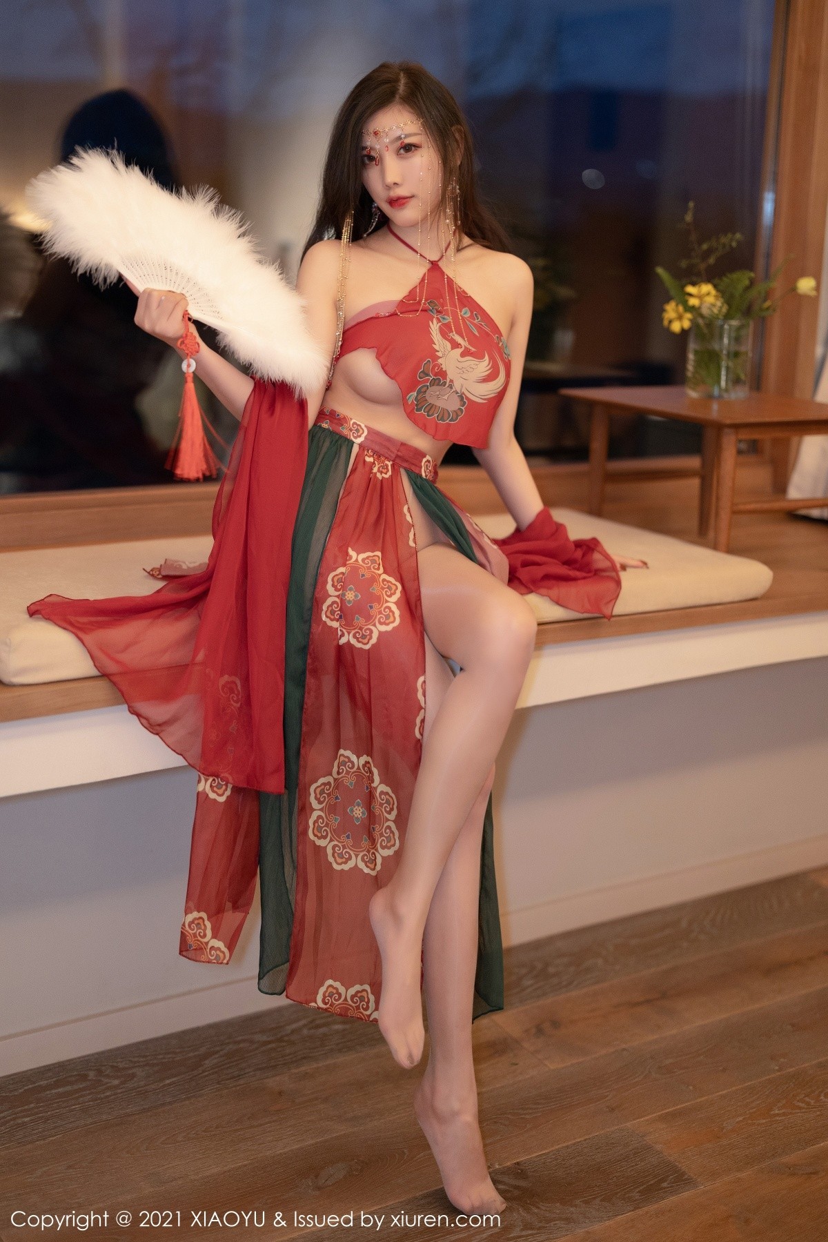 Jpxgyw.com_[XiaoYu画语界]Vol.688_女神杨晨晨sugar丽江心愿旅拍私房红色古装肚兜撩人诱惑写真83P