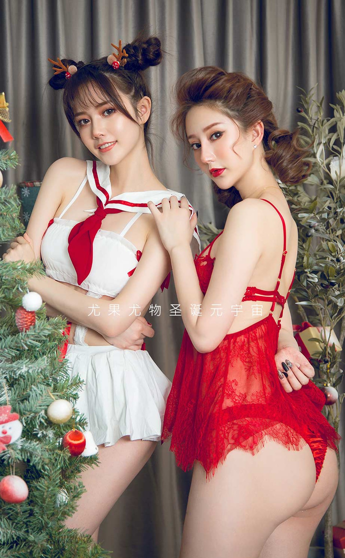 Jpxgyw.com_[Ugirls爱尤物]No.2244_尤果合輯之热辣圣诞主题模特唐小糖等5大美女圣诞女郎服饰写真35P