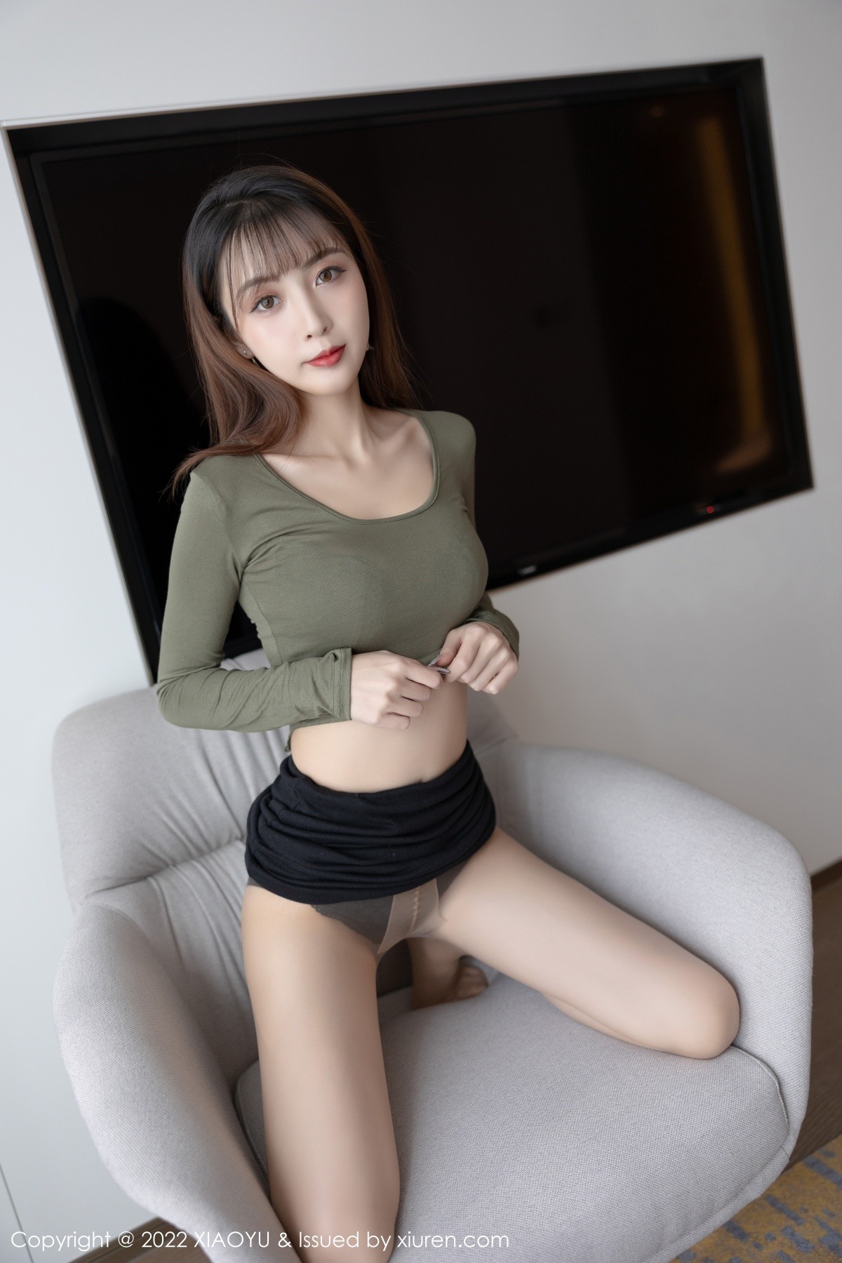 xgyw.top_[XiaoYu画语界]Vol.706_模特林星阑私房黑色超短裙下超薄肉丝裤袜秀完美身材诱惑写真66P