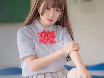 网红Coser白金Saki工作服黑色丝袜系列性感学姐工作服 洗手间死库水秀完美身材骚扰写真62P