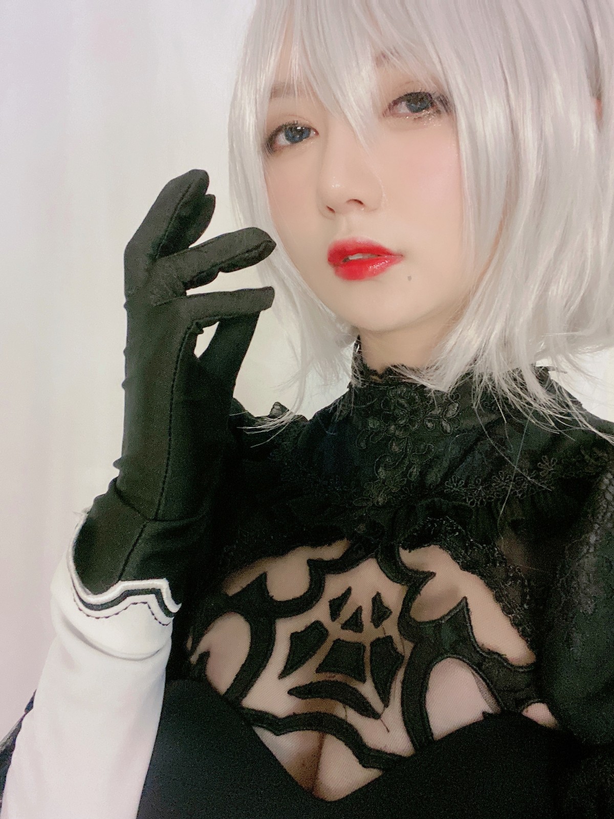 xgyw.top_网络美女51酱2B黑婚纱主题性感婚纱配黑色情趣内衣蕾丝袜秀翘臀美腿诱惑写真53P