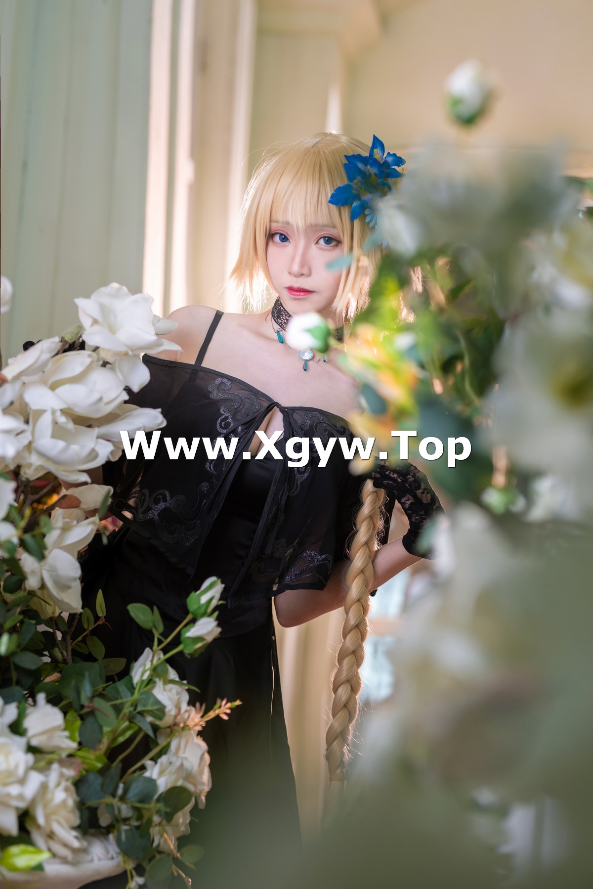 xgyw.top_Coser小姐姐青青子日常合集(二)主题私房白色毛衣 性感JK制服6套服饰诱惑写真105P
