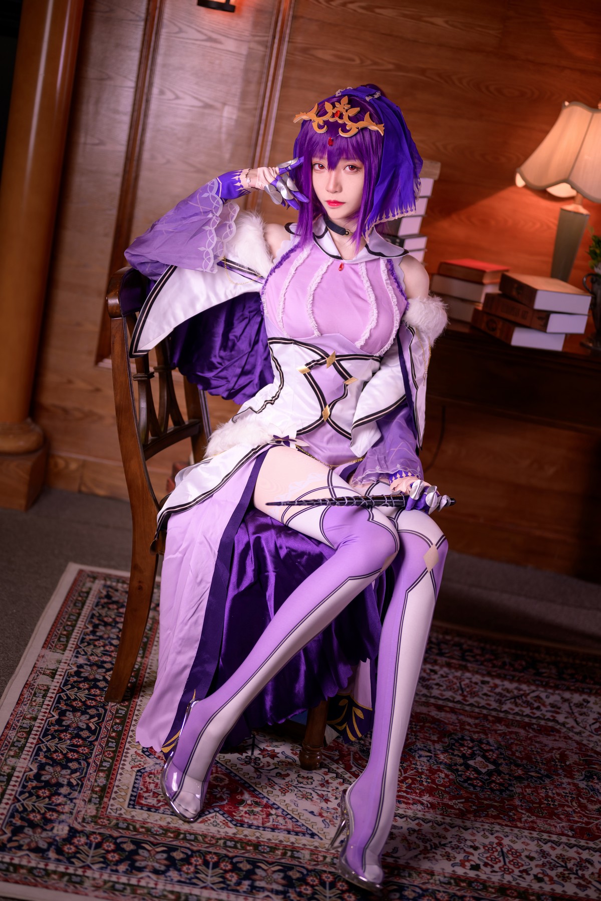 xgyw.top_Coser小姐姐青青子日常合集(二)主题私房白色毛衣 性感JK制服6套服饰诱惑写真105P