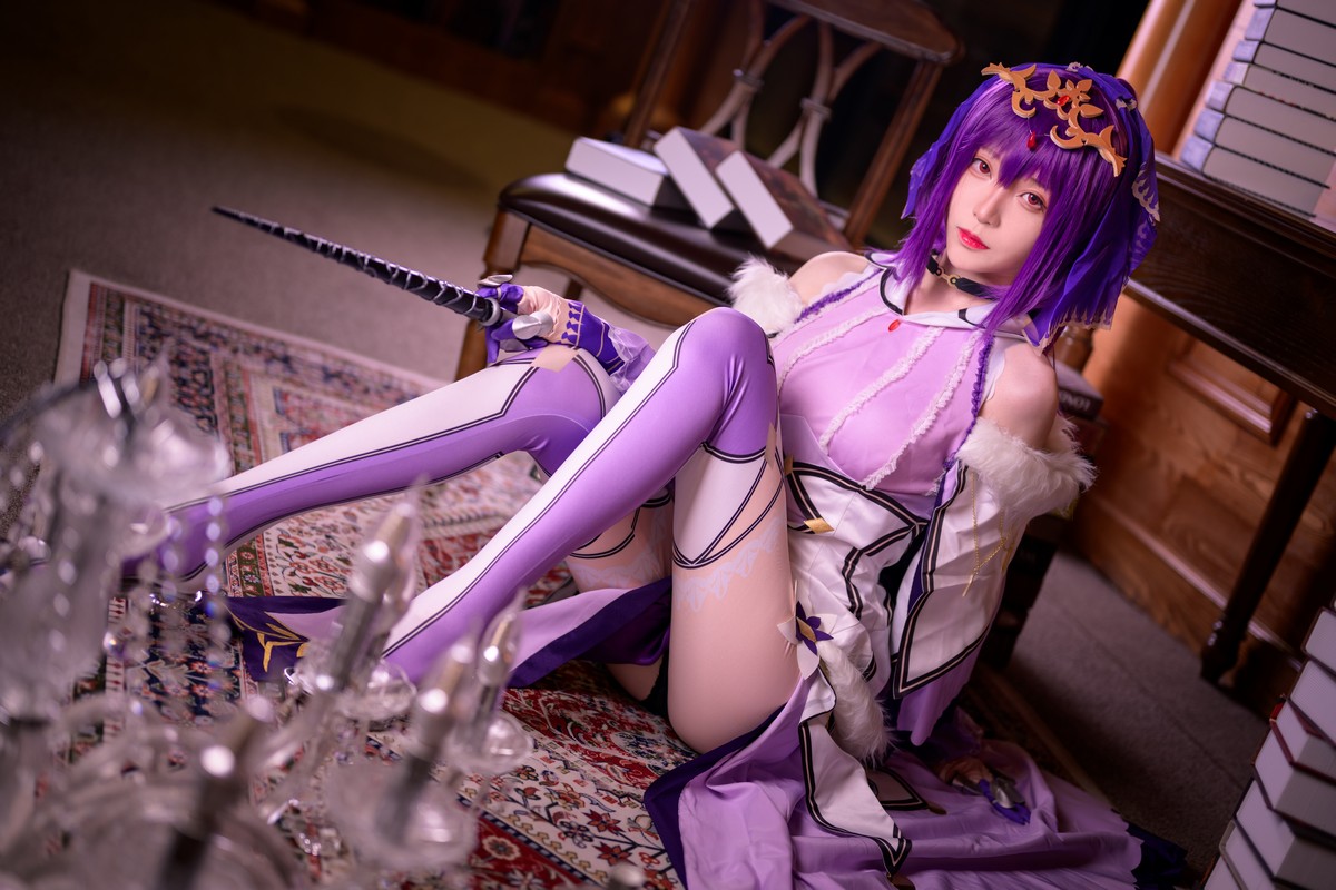xgyw.top_Coser小姐姐青青子日常合集(二)主题私房白色毛衣 性感JK制服6套服饰诱惑写真105P