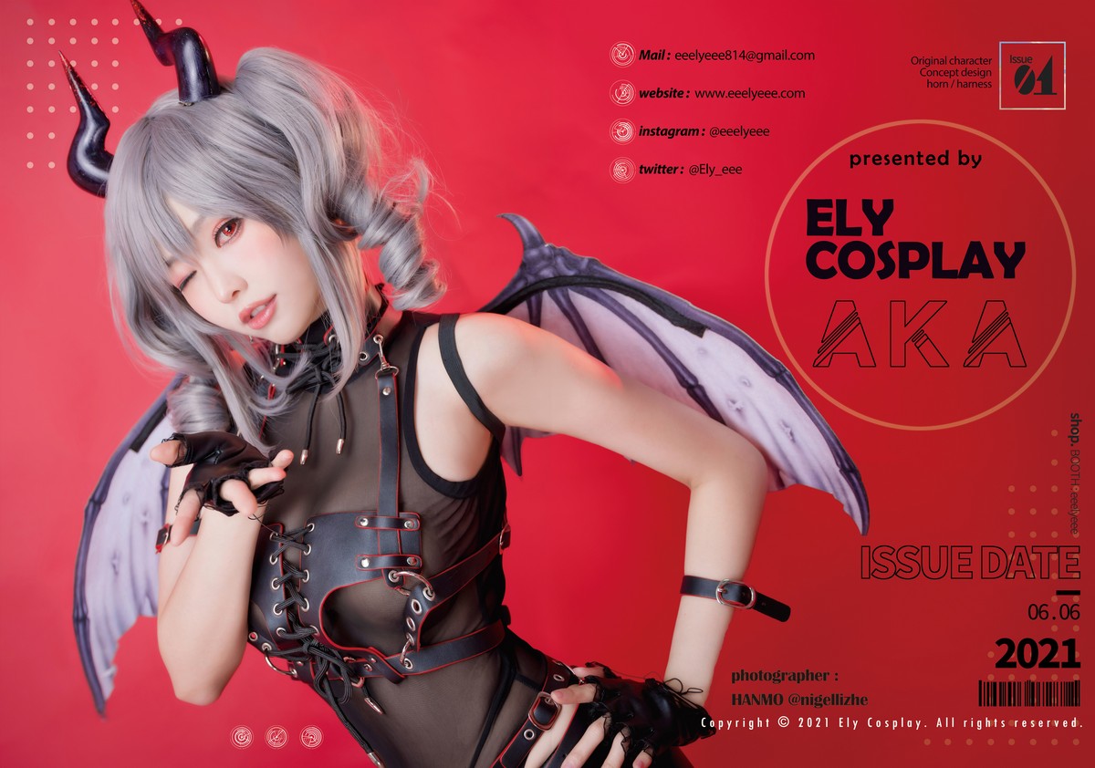 xgyw.top_台湾妹子Ely原创恶魔Original Devil主题私房性感黑色薄纱服饰配蕾丝袜诱惑写真27P