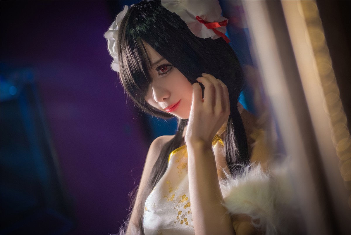 xgyw.top_Coser小姐姐青青子日常合集(三)主题私房性感低胸裙 白色旗袍等八套服饰性感写真115P