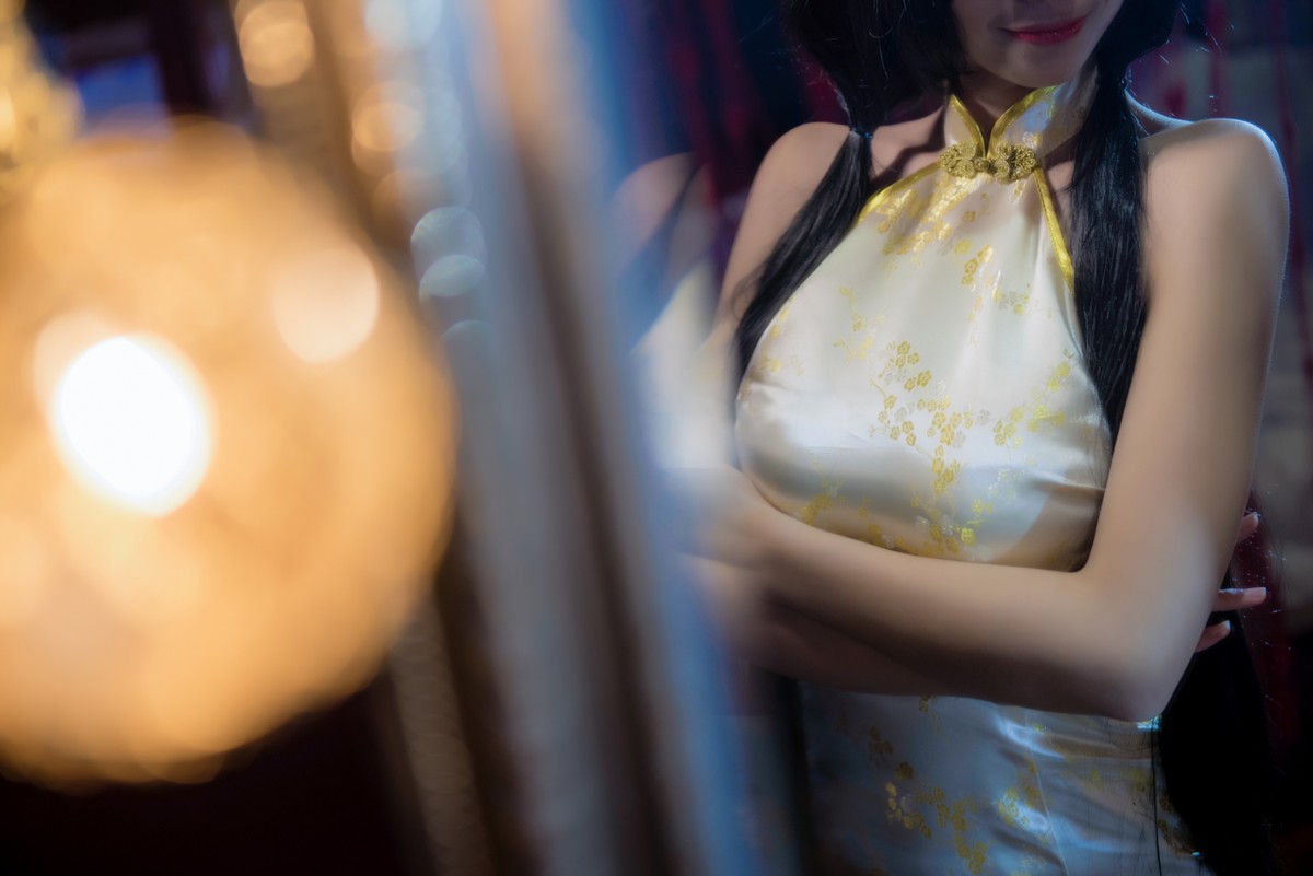 xgyw.top_Coser小姐姐青青子日常合集(三)主题私房性感低胸裙 白色旗袍等八套服饰性感写真115P