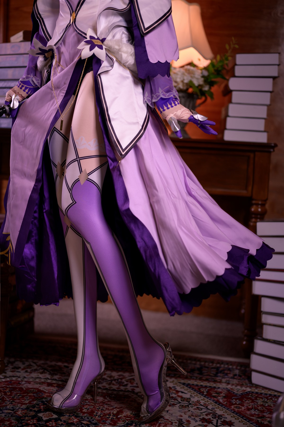 xgyw.top_Coser小姐姐青青子日常合集(二)主题私房白色毛衣 性感JK制服6套服饰诱惑写真105P
