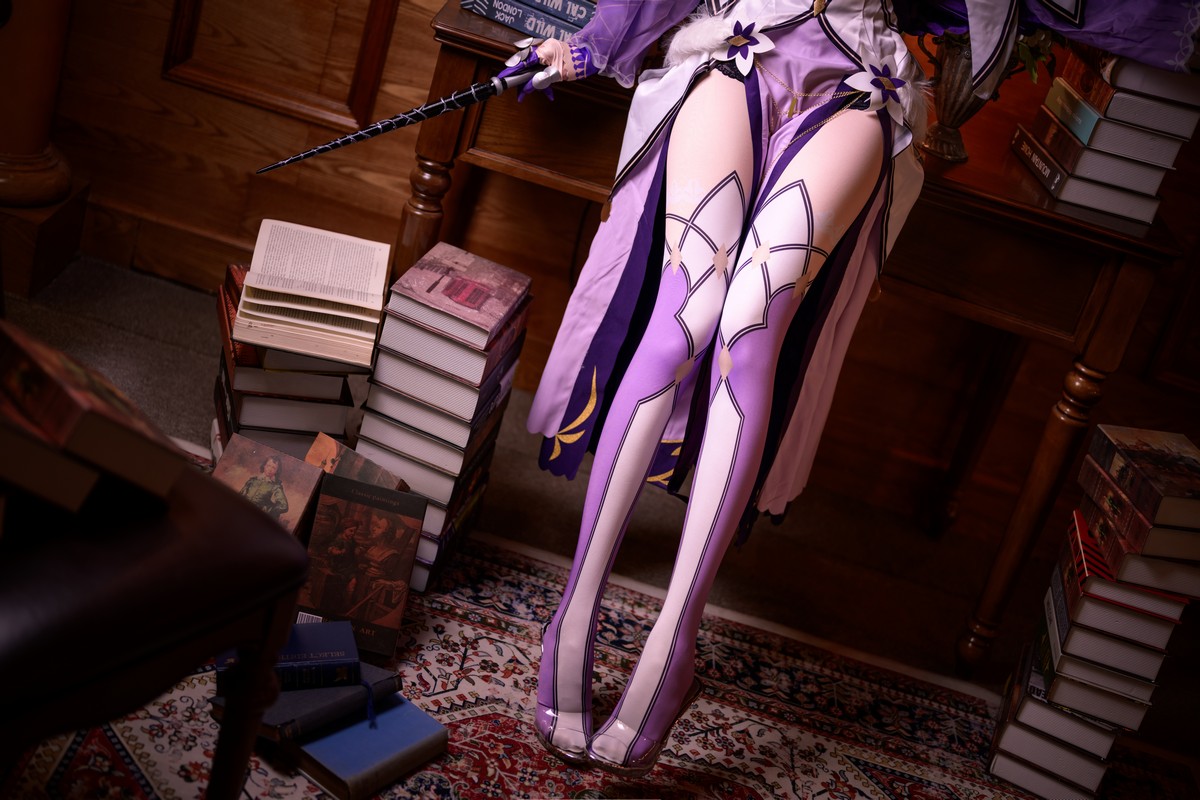 xgyw.top_Coser小姐姐青青子日常合集(二)主题私房白色毛衣 性感JK制服6套服饰诱惑写真105P