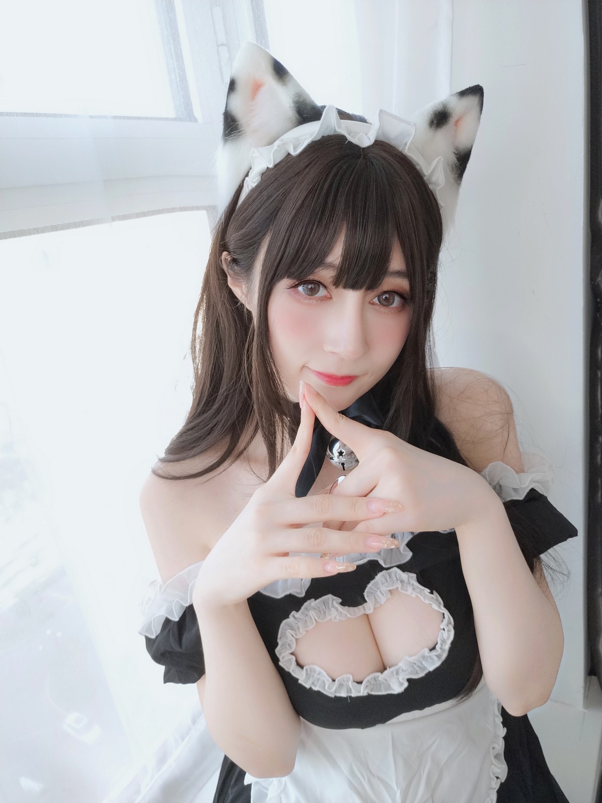 xgyw.top_Coser小姐姐白银81猫耳女仆主题私房半撩露情趣蕾丝内裤蕾丝吊袜极致诱惑写真51P