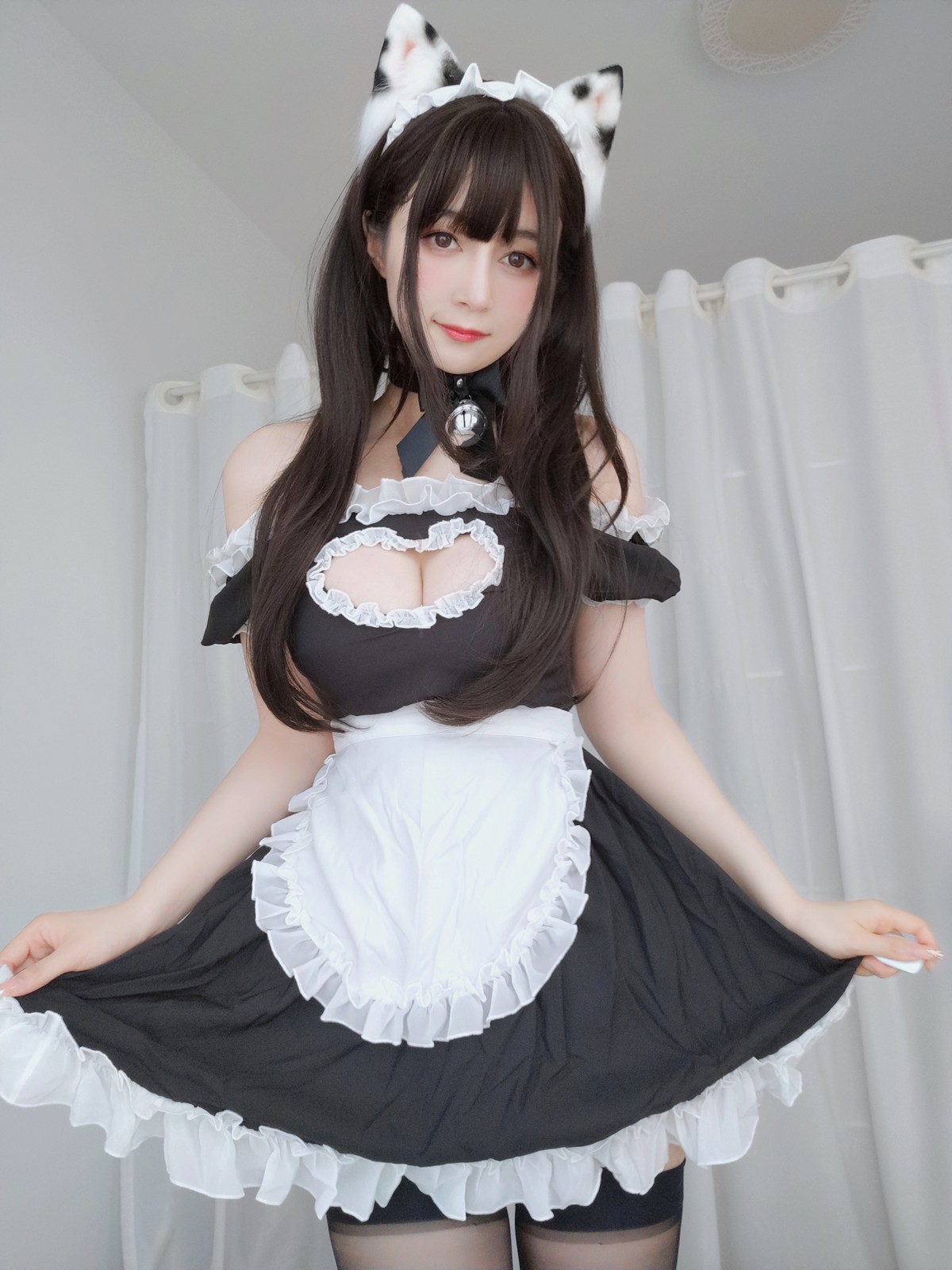 xgyw.top_Coser小姐姐白银81猫耳女仆主题私房半撩露情趣蕾丝内裤蕾丝吊袜极致诱惑写真51P