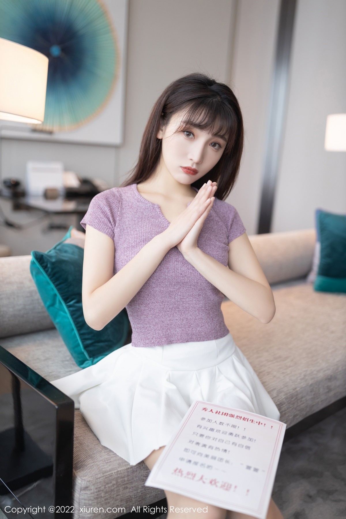 xgyw.top_[XiuRen秀人网]No.4570_模特陆萱萱角色扮演主题紫色上衣半脱露紫色内衣撩人诱惑写真79P