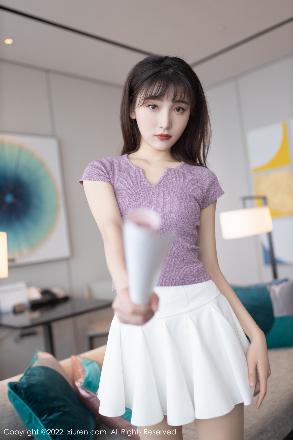 xgyw.top_[XiuRen秀人网]No.4570_模特陆萱萱角色扮演主题紫色上衣半脱露紫色内衣撩人诱惑写真79P