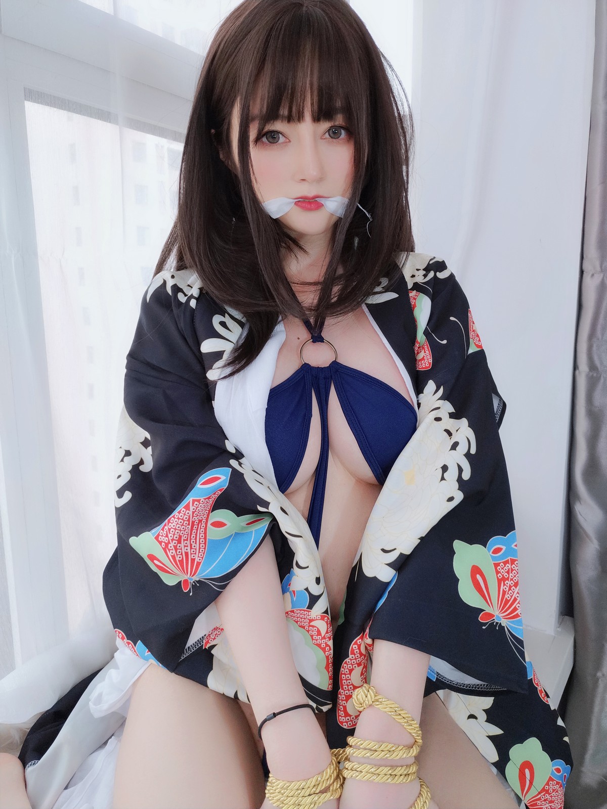 xgyw.top_Coser小姐姐白银和服下的秘密主题私房性感和服半撩露情趣内裤撩人诱惑写真64P