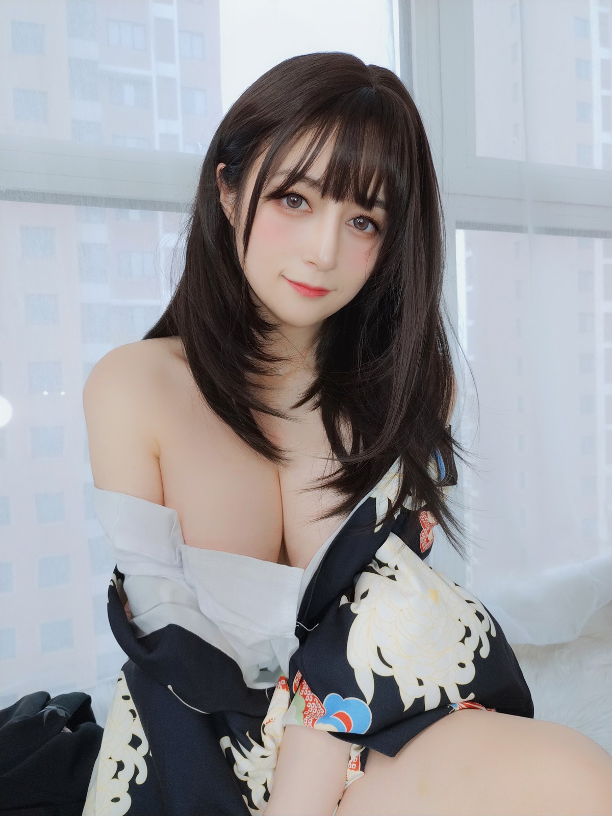 xgyw.top_Coser小姐姐白银和服下的秘密主题私房性感和服半撩露情趣内裤撩人诱惑写真64P