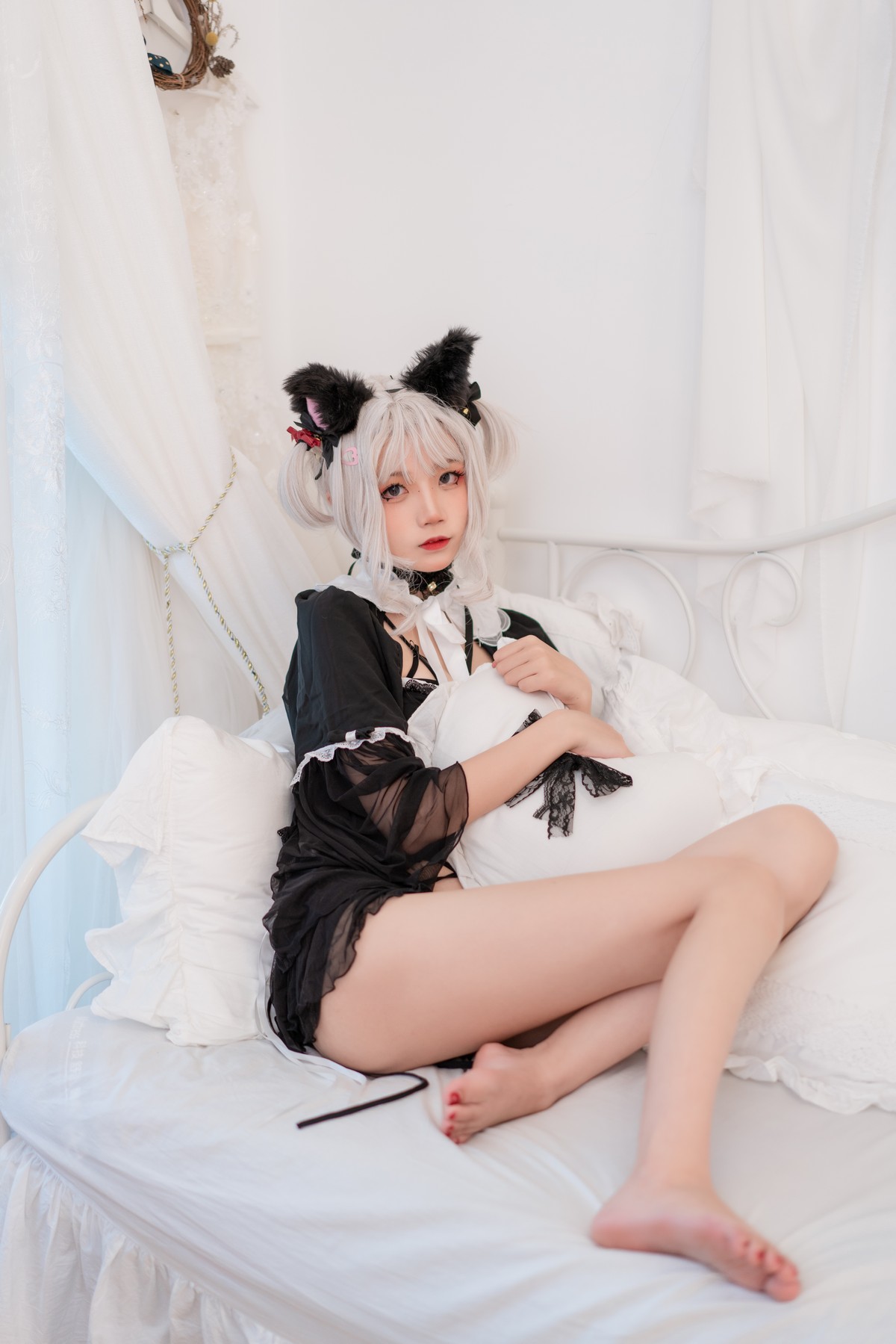 xgyw.top_清纯少女五更百鬼性感猫娘主题私房猫女郎装扮黑色薄纱服饰秀完美身材诱惑写真42P