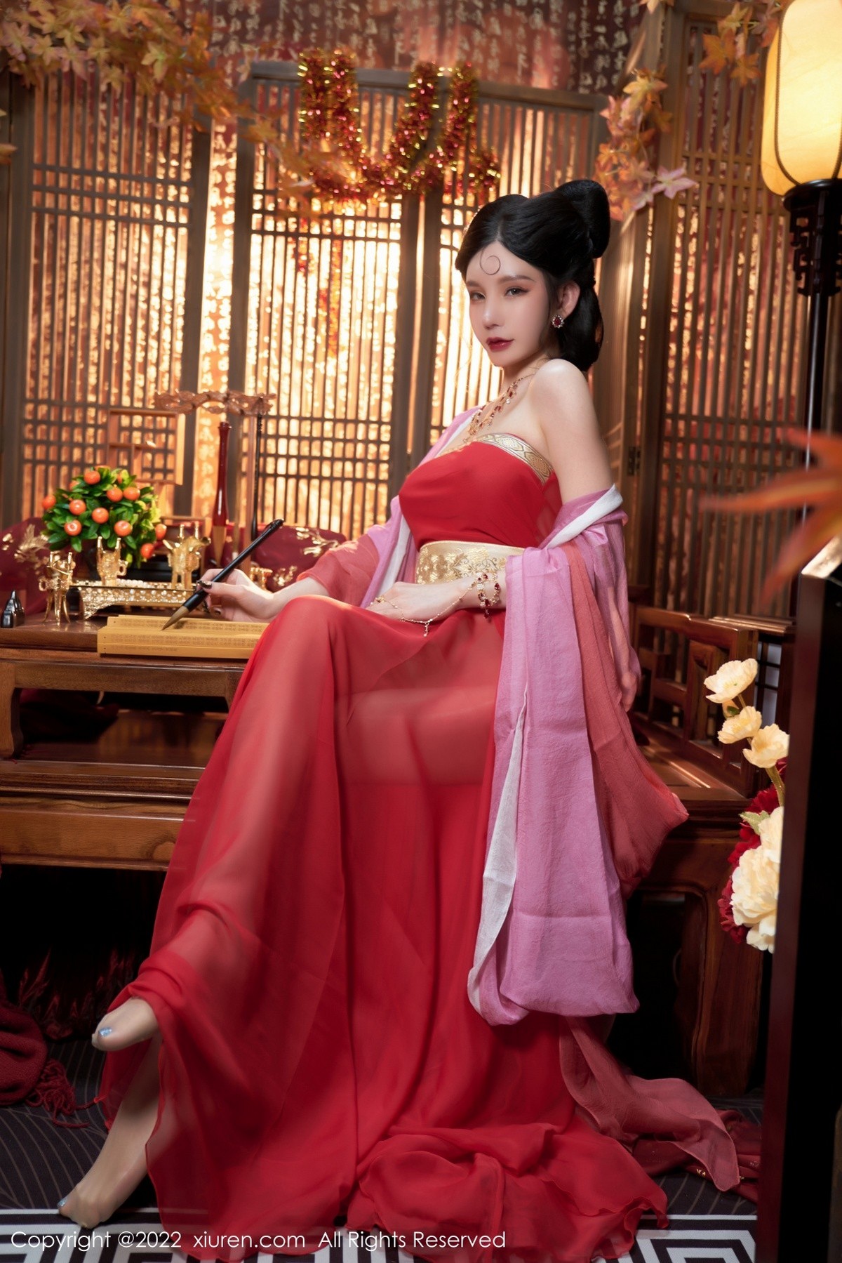 xgyw.top_XiuRen第4575期_女神周于希Sally三亚旅拍妲己角色扮演古装服饰性感迷人写真74P