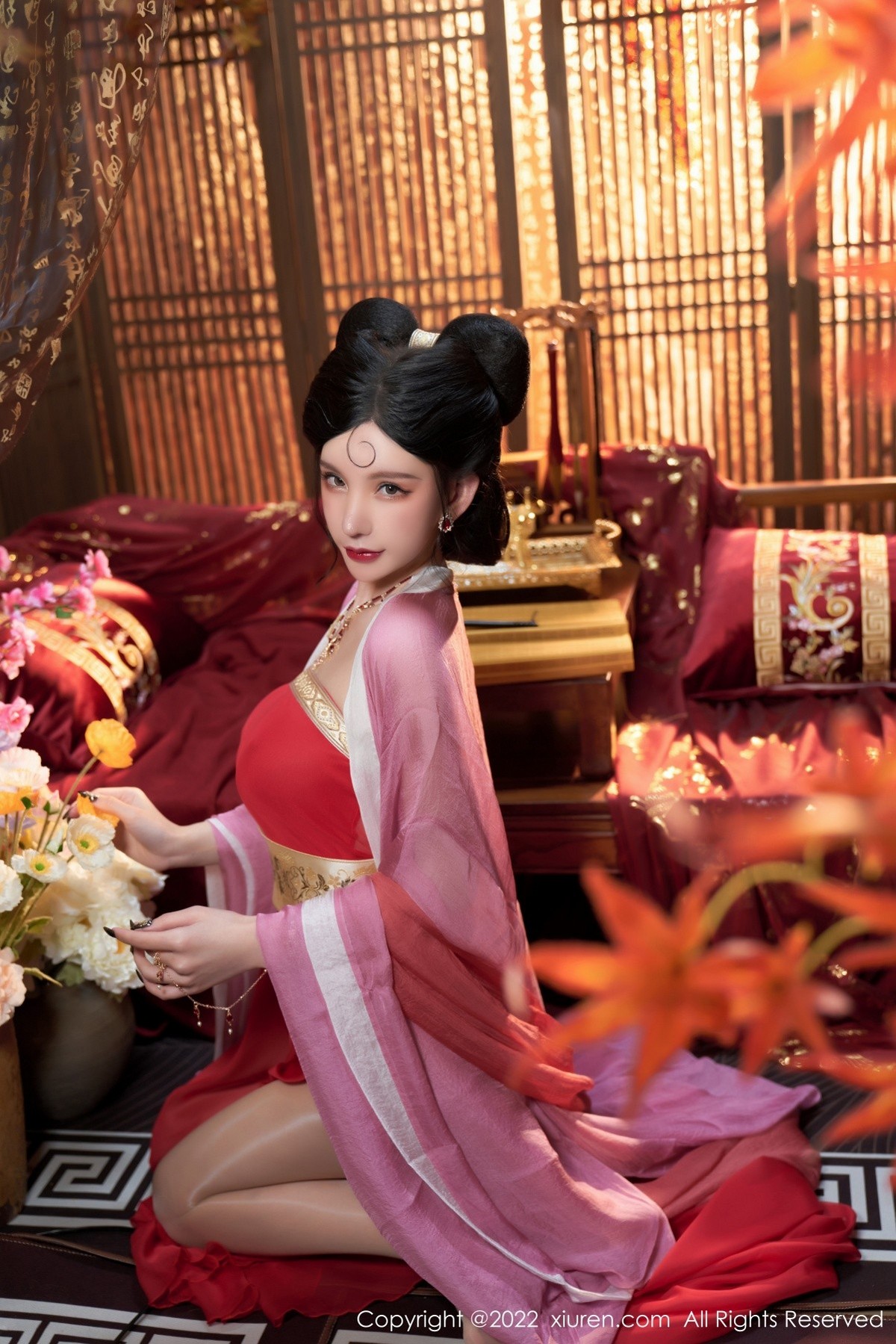 xgyw.top_XiuRen第4575期_女神周于希Sally三亚旅拍妲己角色扮演古装服饰性感迷人写真74P