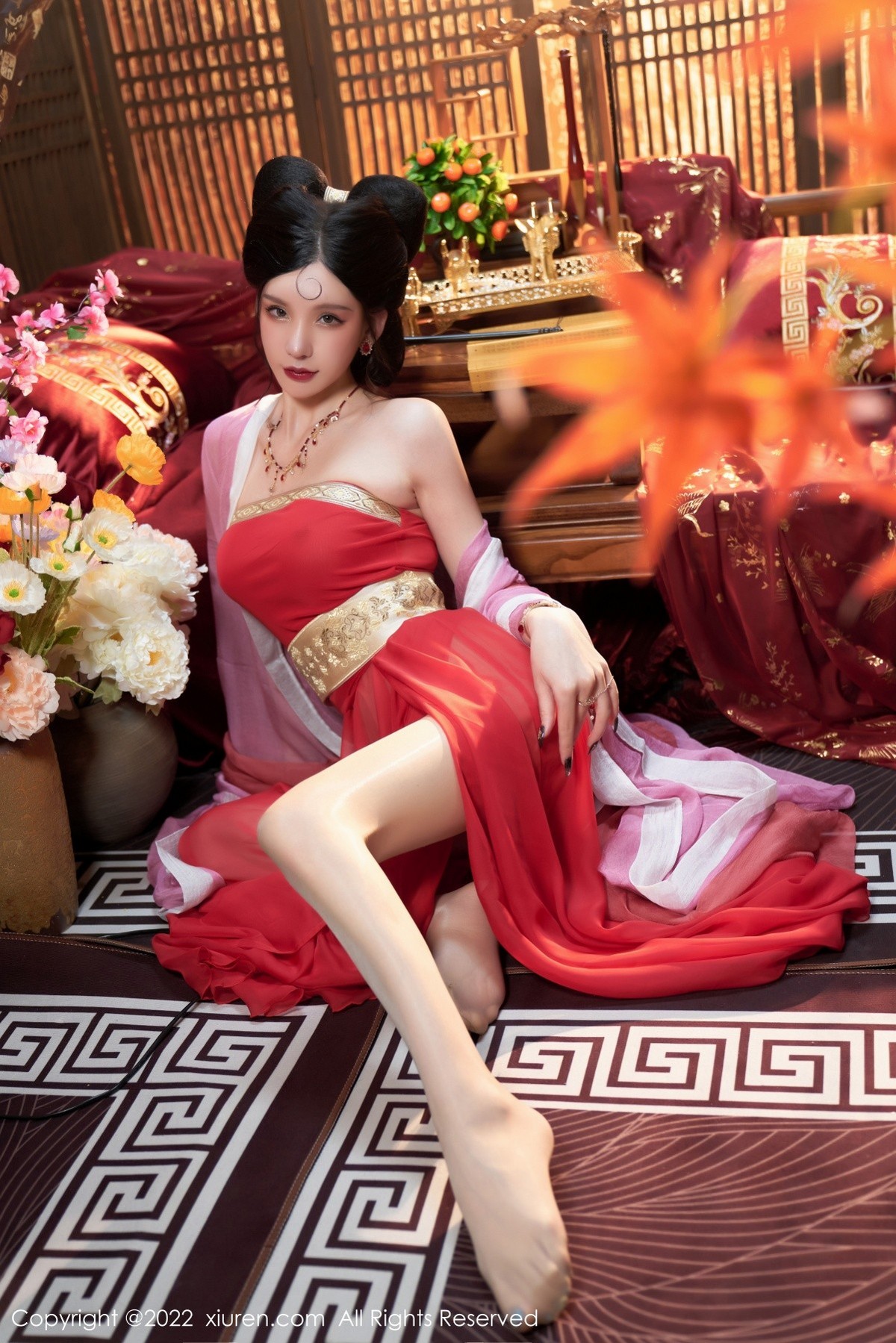 xgyw.top_XiuRen第4575期_女神周于希Sally三亚旅拍妲己角色扮演古装服饰性感迷人写真74P