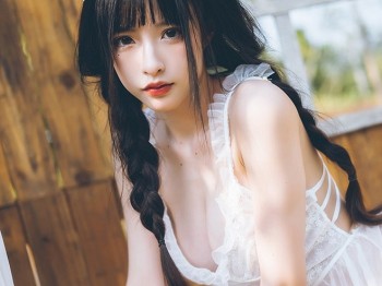 性感极品清水由乃田园蕾丝裙主题户外性感白色薄纱裙透视秀完美身材骚扰写真66P