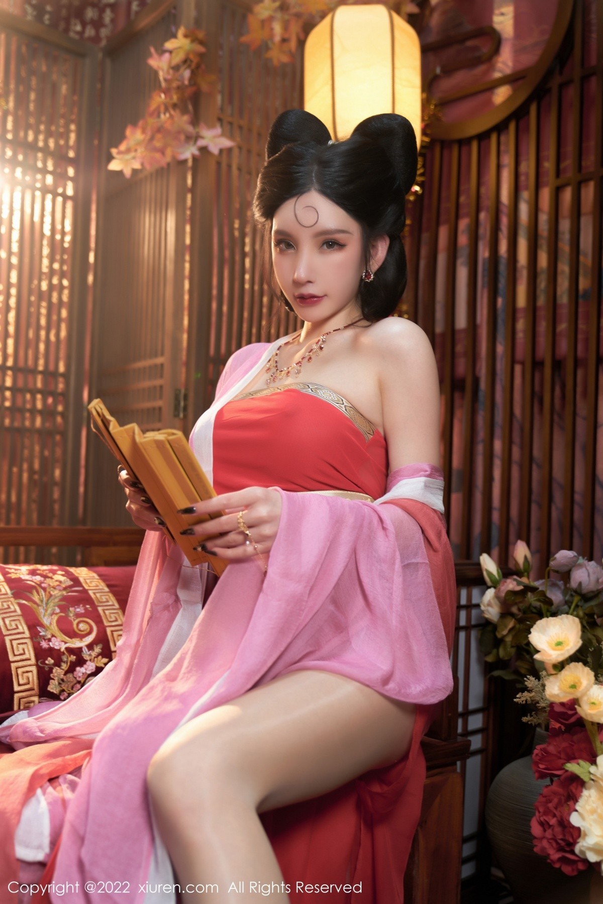 xgyw.top_XiuRen第4575期_女神周于希Sally三亚旅拍妲己角色扮演古装服饰性感迷人写真74P