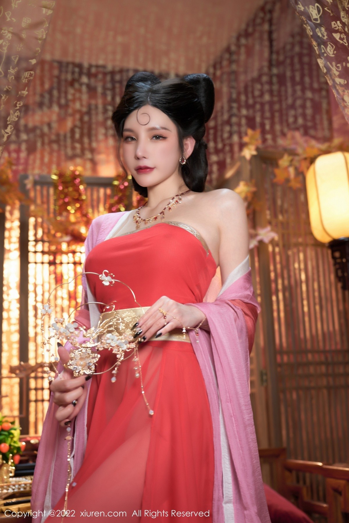 xgyw.top_XiuRen第4575期_女神周于希Sally三亚旅拍妲己角色扮演古装服饰性感迷人写真74P