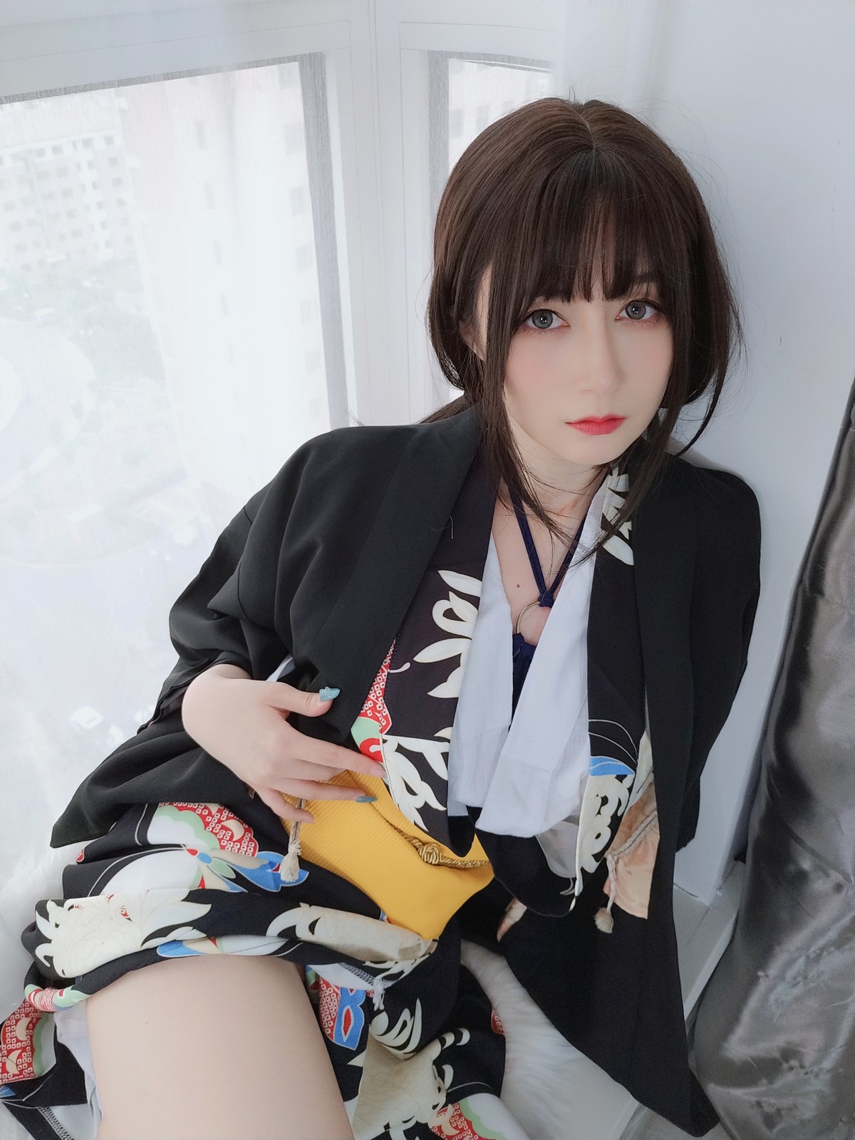 xgyw.top_Coser小姐姐白银和服下的秘密主题私房性感和服半撩露情趣内裤撩人诱惑写真64P