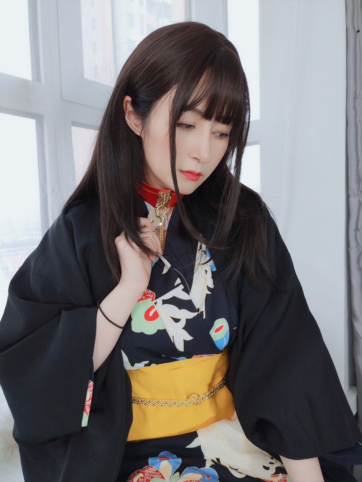 xgyw.top_Coser小姐姐白银和服下的秘密主题私房性感和服半撩露情趣内裤撩人诱惑写真64P