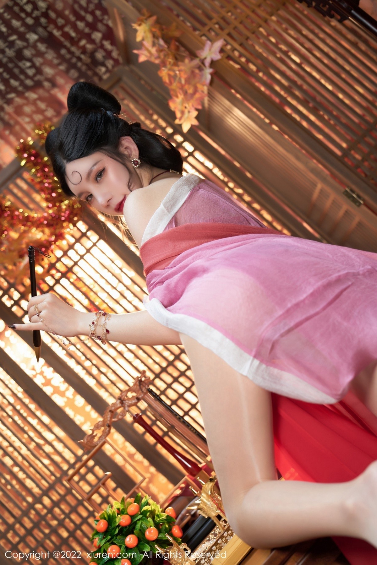xgyw.top_XiuRen第4575期_女神周于希Sally三亚旅拍妲己角色扮演古装服饰性感迷人写真74P