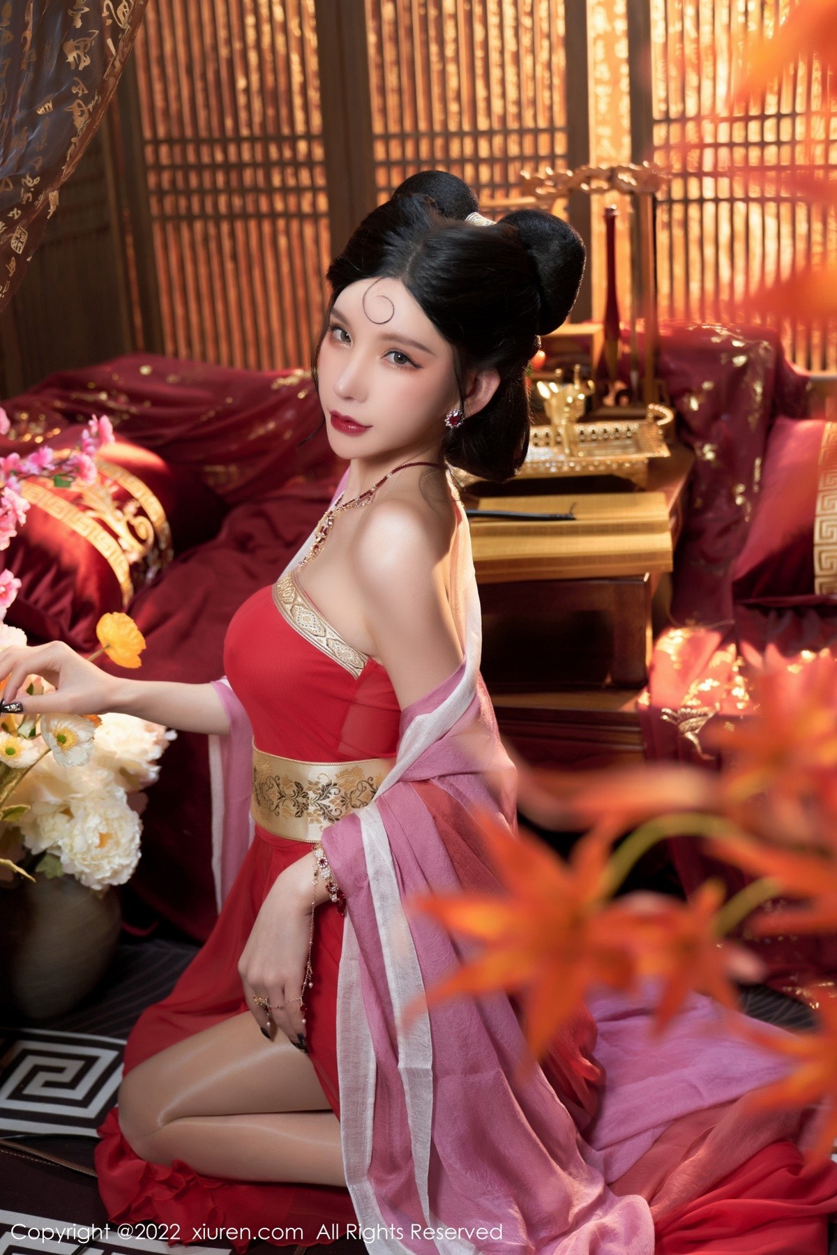xgyw.top_XiuRen第4575期_女神周于希Sally三亚旅拍妲己角色扮演古装服饰性感迷人写真74P
