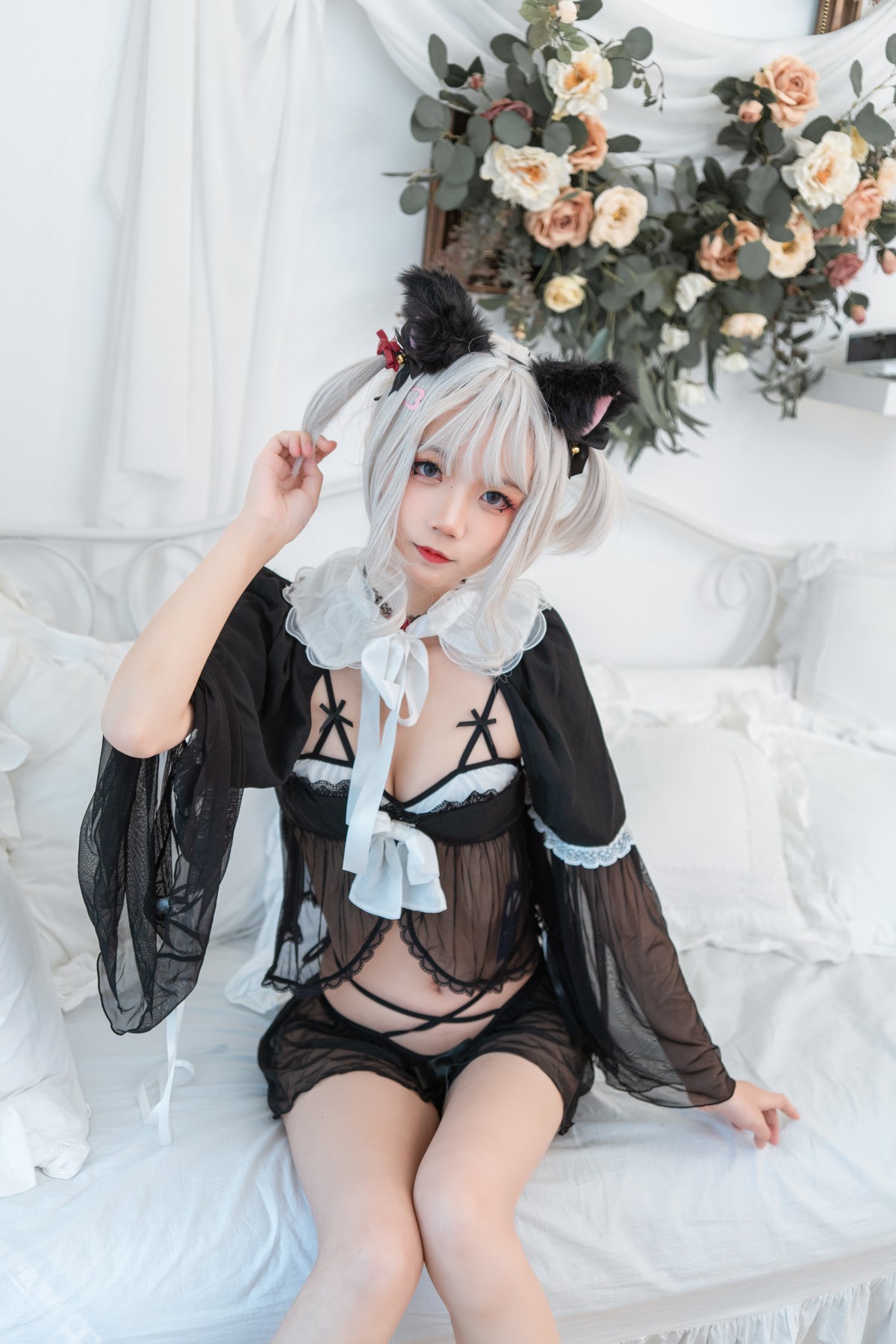xgyw.top_清纯少女五更百鬼性感猫娘主题私房猫女郎装扮黑色薄纱服饰秀完美身材诱惑写真42P