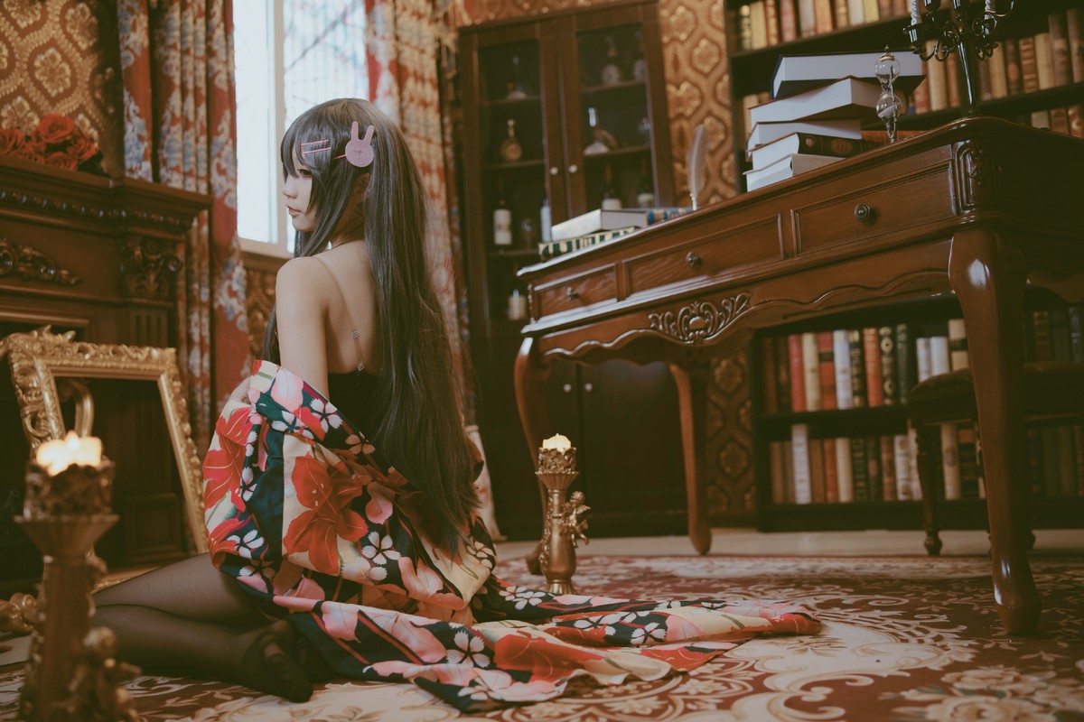 xgyw.top_清纯少女五更百鬼樱岛麻衣兔女郎主题性感黑色低胸连体衣配黑丝裤袜诱惑写真38P