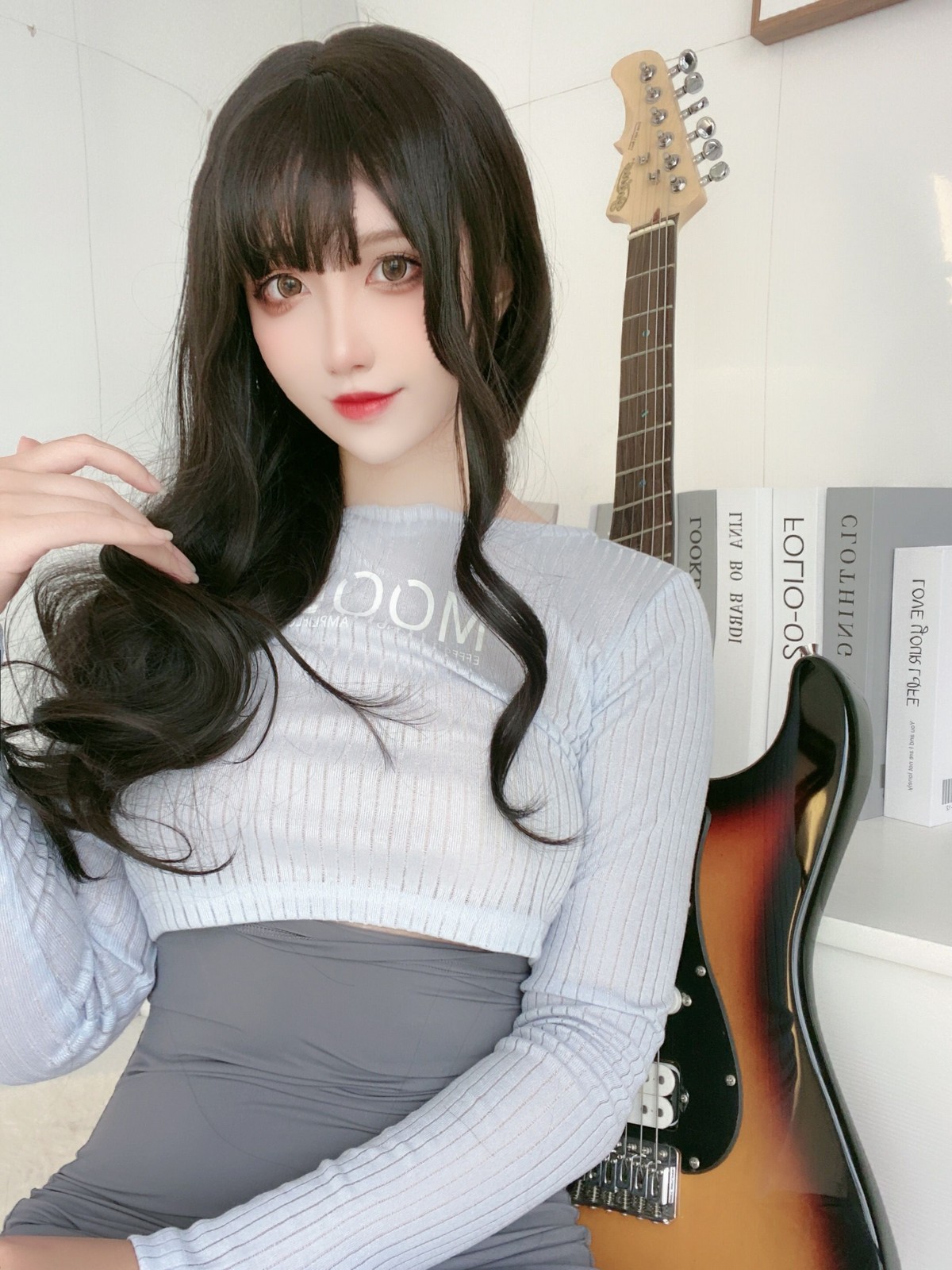 xgyw.top_动漫博主九曲Jean吉他妹妹主题私房性感针织毛衣半撩真空露豪乳半球诱惑写真40P