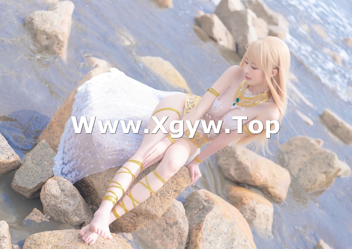 xgyw.top_性感尤物清水由乃玛丽萝丝白色泳衣主题户外海边礁石上性感薄透泳衣诱惑写真33P