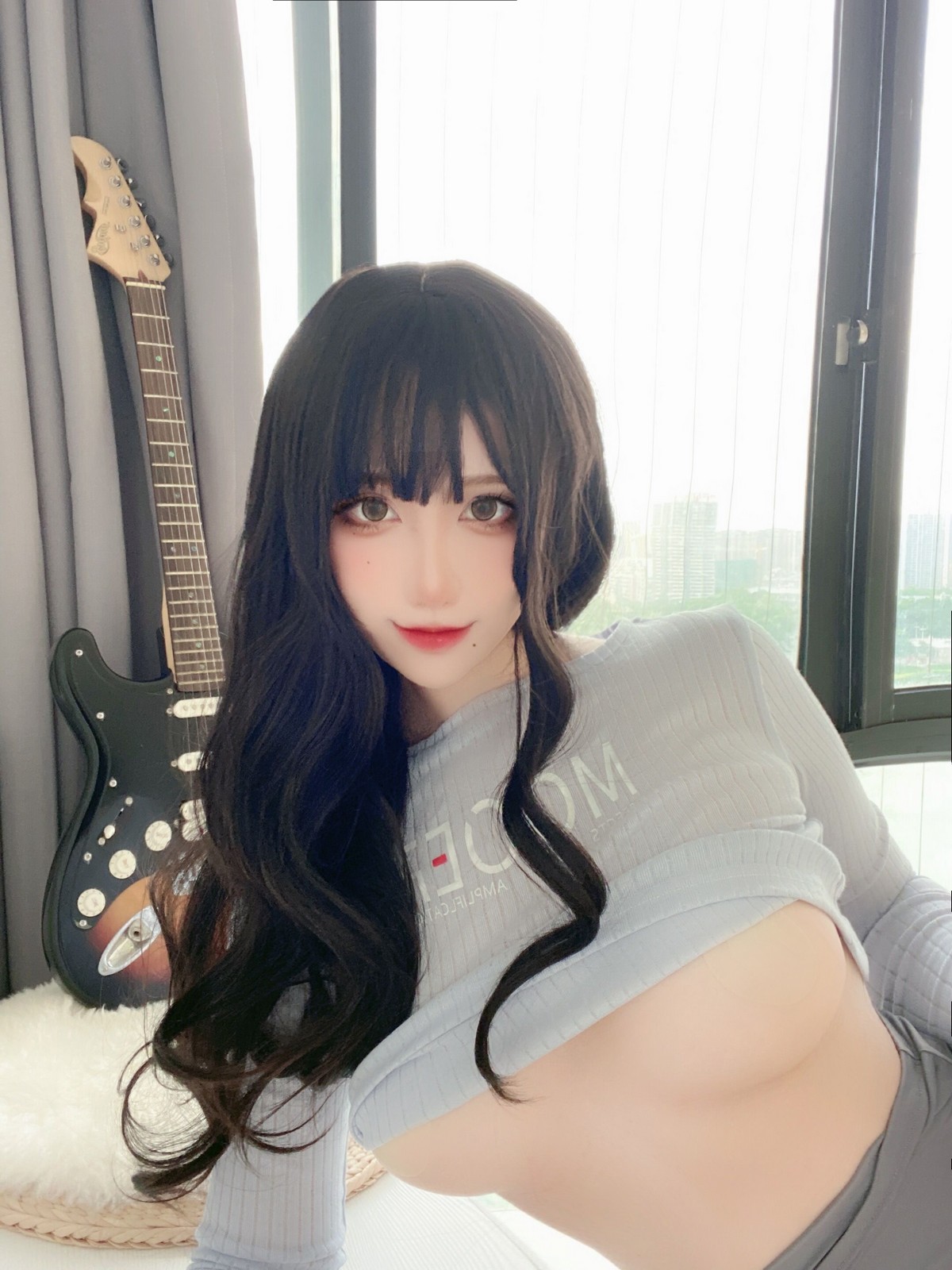 xgyw.top_动漫博主九曲Jean吉他妹妹主题私房性感针织毛衣半撩真空露豪乳半球诱惑写真40P