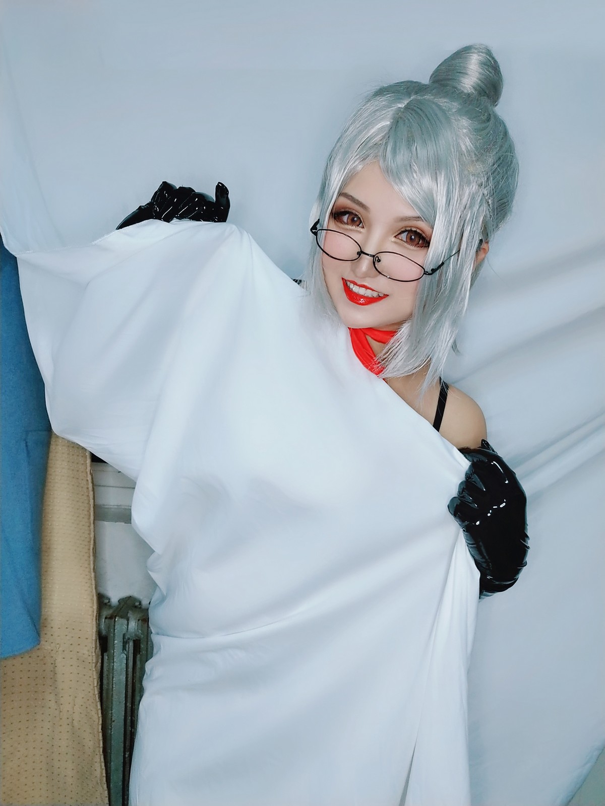 xgyw.top_网络美女夏鸽鸽不想起床副会长内衣主题私房黑色蕾丝内衣秀豪乳翘臀诱惑写真22P