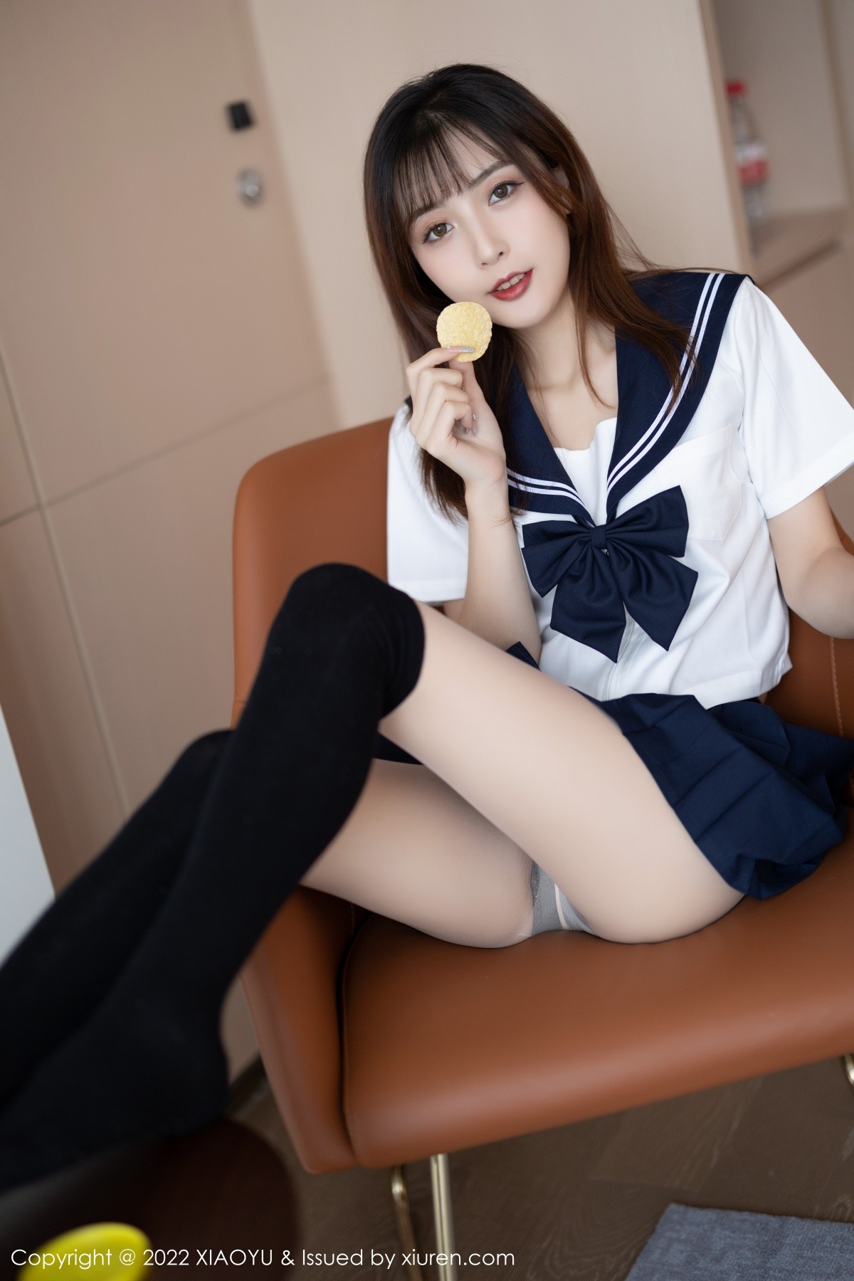 xgyw.top_[XiaoYu画语界]Vol.726_模特林星阑性感JK制服配黑丝袜半脱露蕾丝内衣撩人诱惑写真82P