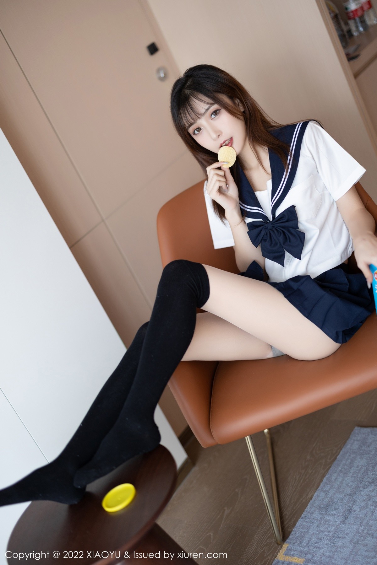 xgyw.top_[XiaoYu画语界]Vol.726_模特林星阑性感JK制服配黑丝袜半脱露蕾丝内衣撩人诱惑写真82P