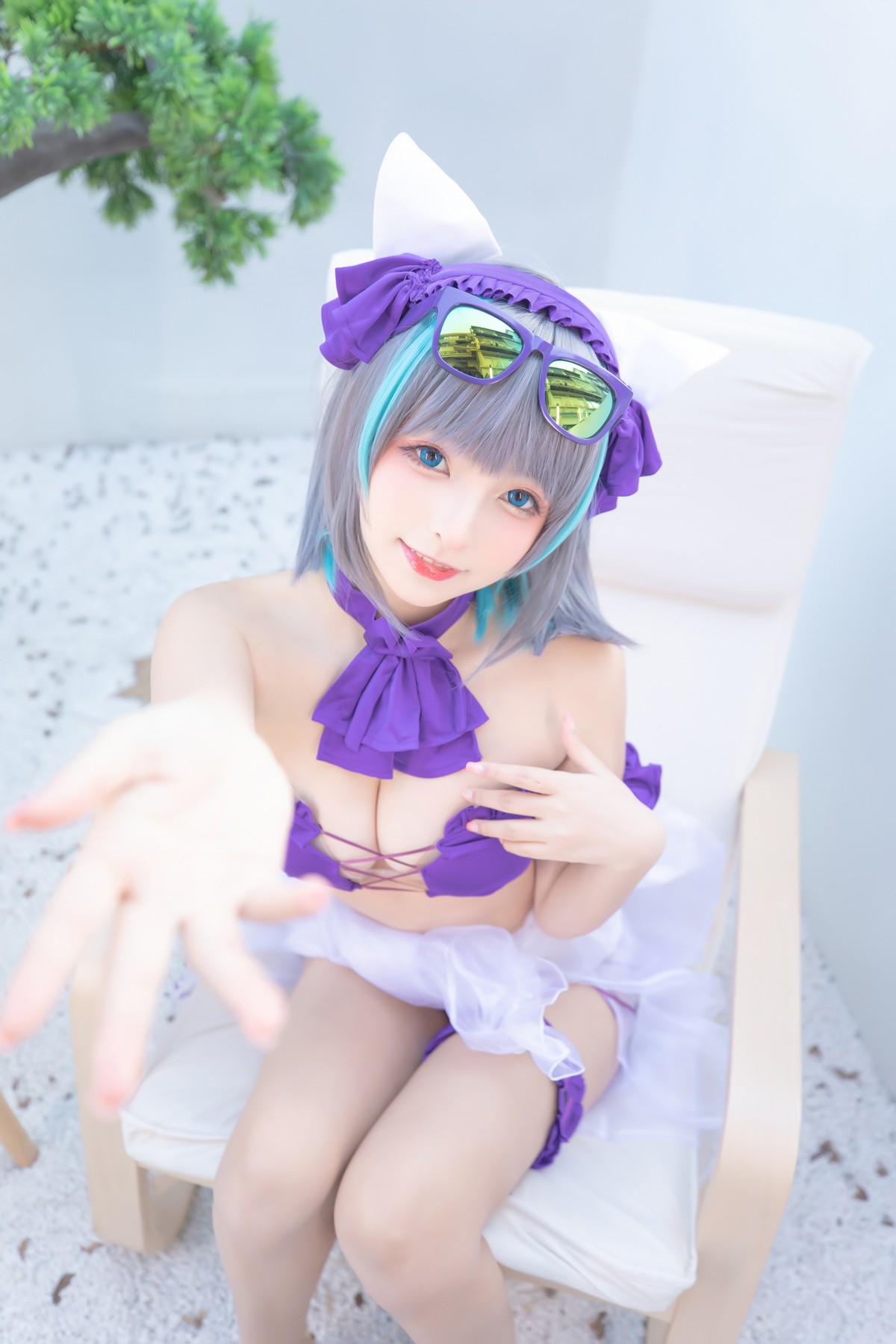 xgyw.top_萝莉美女神楽坂真冬柴郡Cos纯色庭院主题私房浴室性感比基尼秀完美身材诱惑写真150P