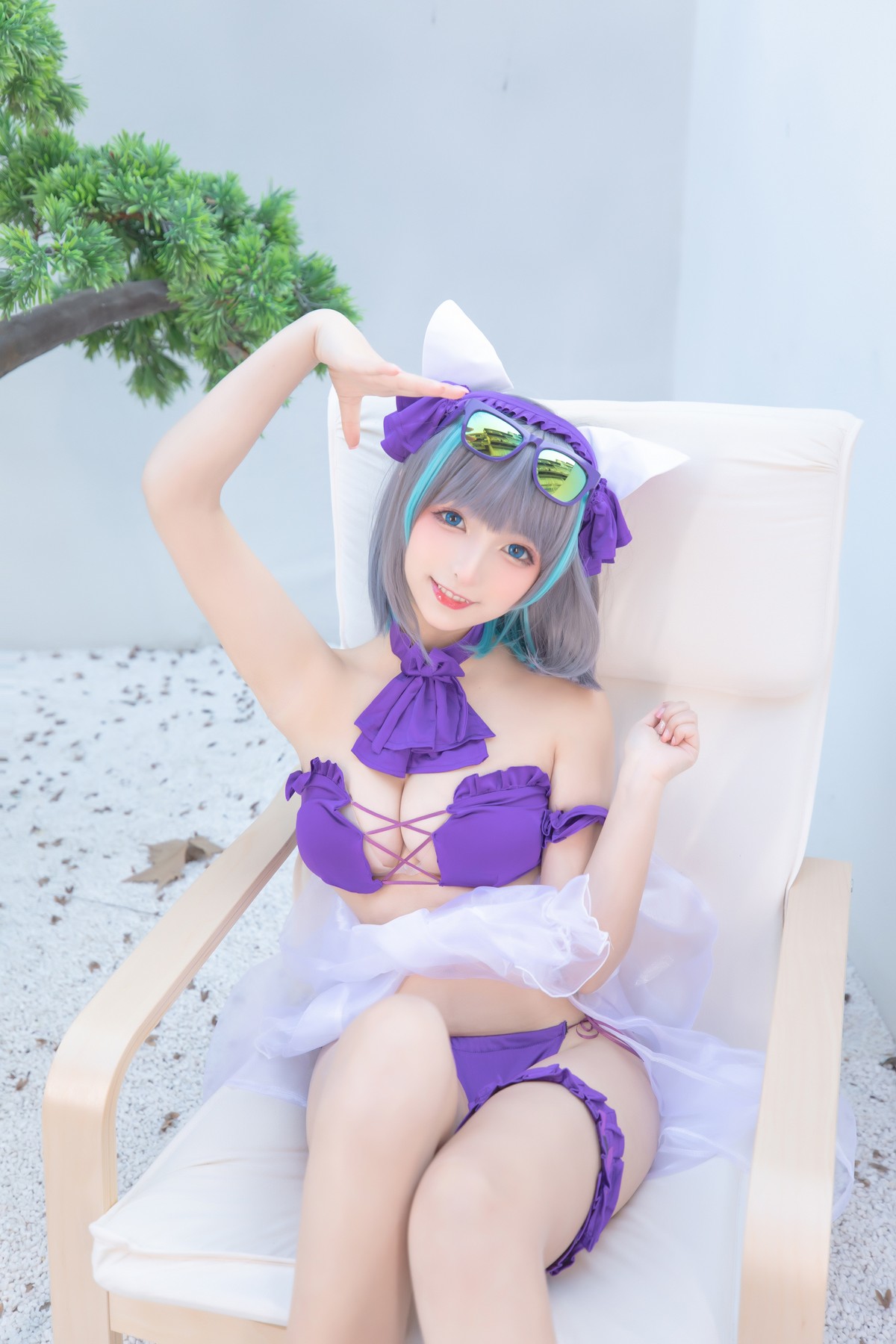 xgyw.top_萝莉美女神楽坂真冬柴郡Cos纯色庭院主题私房浴室性感比基尼秀完美身材诱惑写真150P