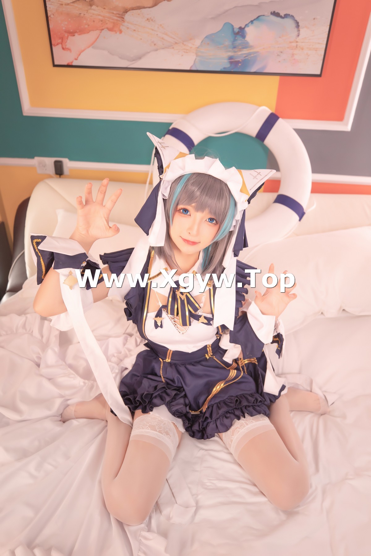 xgyw.top_萝莉美女神楽坂真冬柴郡Cos纯色庭院主题私房浴室性感比基尼秀完美身材诱惑写真150P