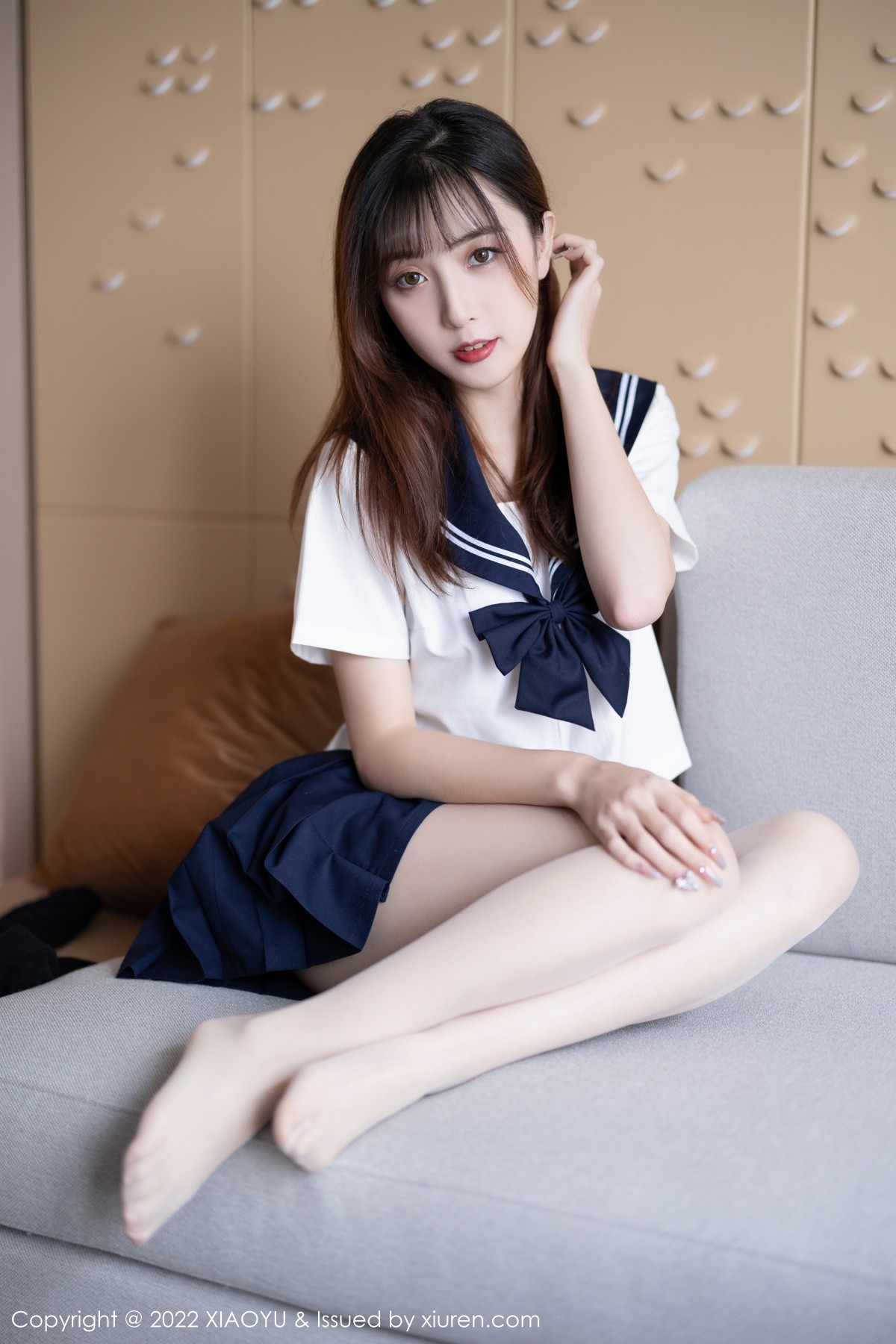 xgyw.top_[XiaoYu画语界]Vol.726_模特林星阑性感JK制服配黑丝袜半脱露蕾丝内衣撩人诱惑写真82P