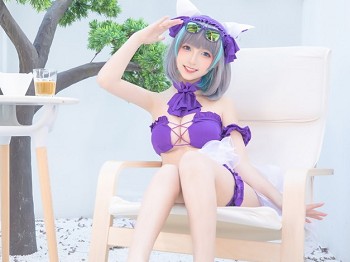 小妹美校花楽坂真冬柴郡Cos纯色庭院主题私人洗手间性感内衣秀完美身材骚扰写真150P
