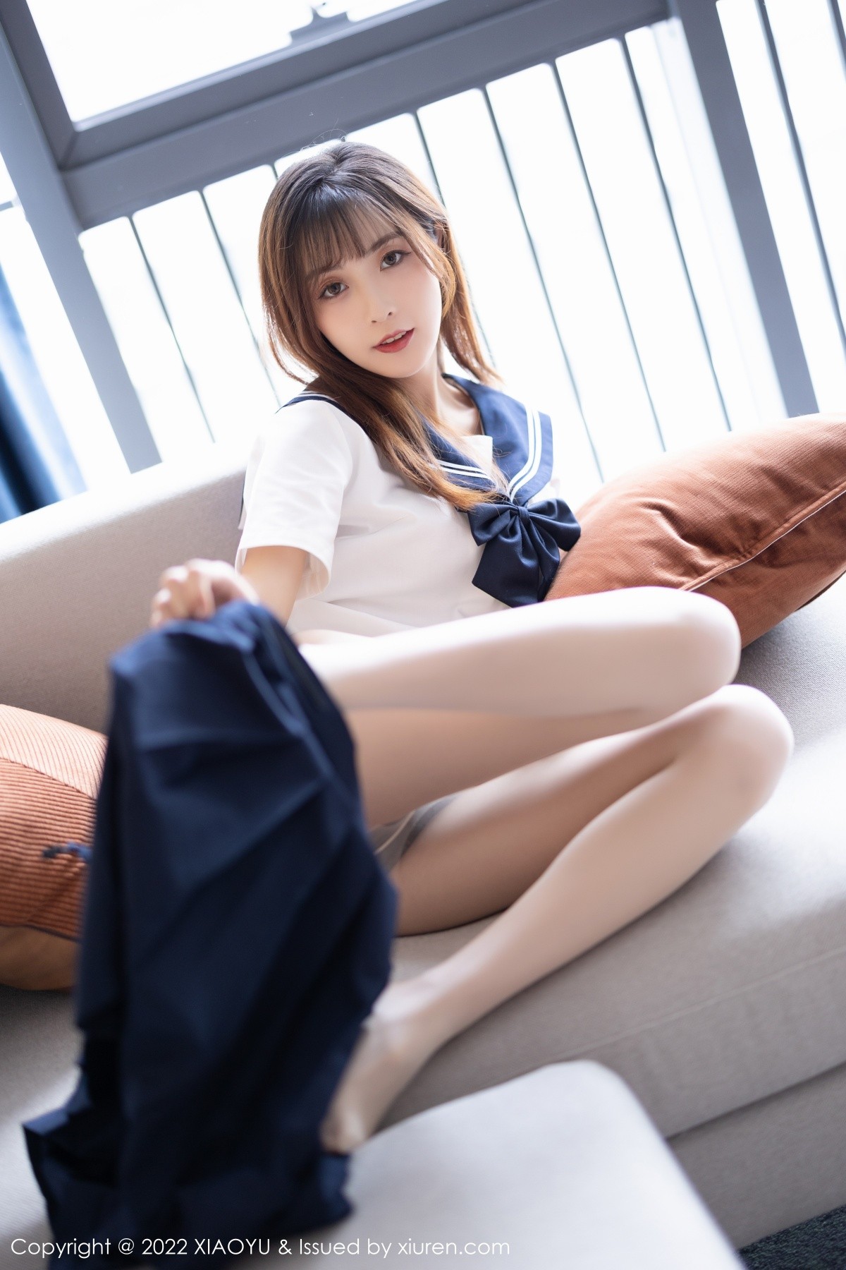 xgyw.top_[XiaoYu画语界]Vol.726_模特林星阑性感JK制服配黑丝袜半脱露蕾丝内衣撩人诱惑写真82P