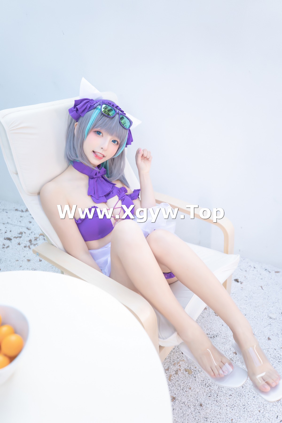 xgyw.top_萝莉美女神楽坂真冬柴郡Cos纯色庭院主题私房浴室性感比基尼秀完美身材诱惑写真150P
