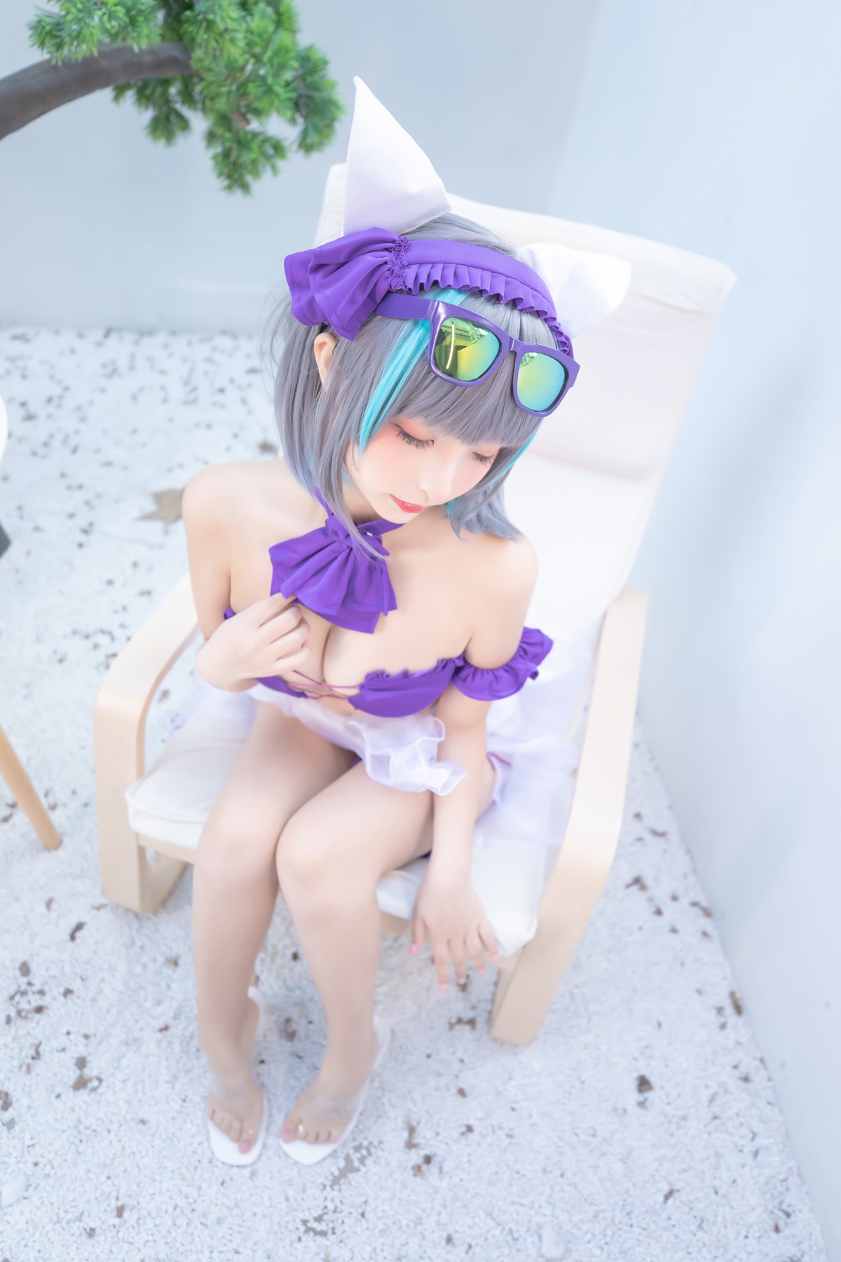 xgyw.top_萝莉美女神楽坂真冬柴郡Cos纯色庭院主题私房浴室性感比基尼秀完美身材诱惑写真150P