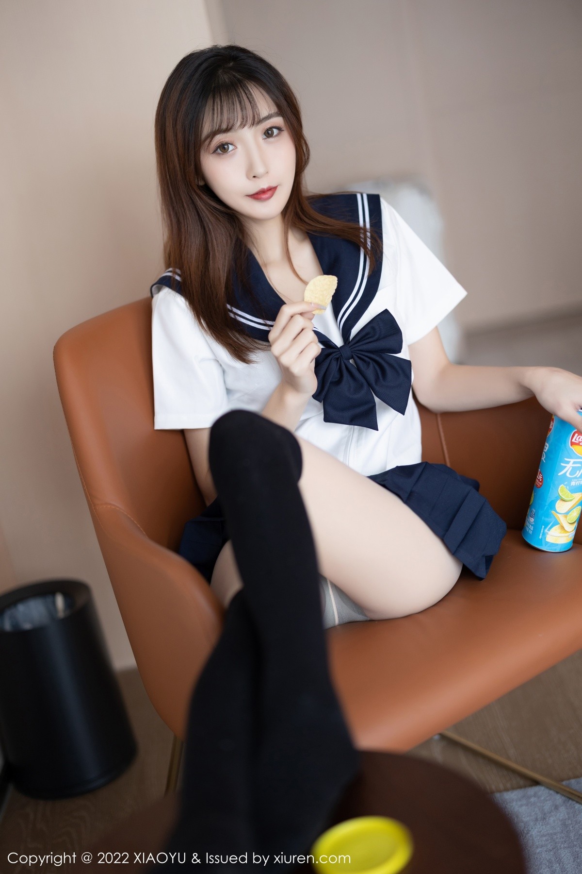 xgyw.top_[XiaoYu画语界]Vol.726_模特林星阑性感JK制服配黑丝袜半脱露蕾丝内衣撩人诱惑写真82P