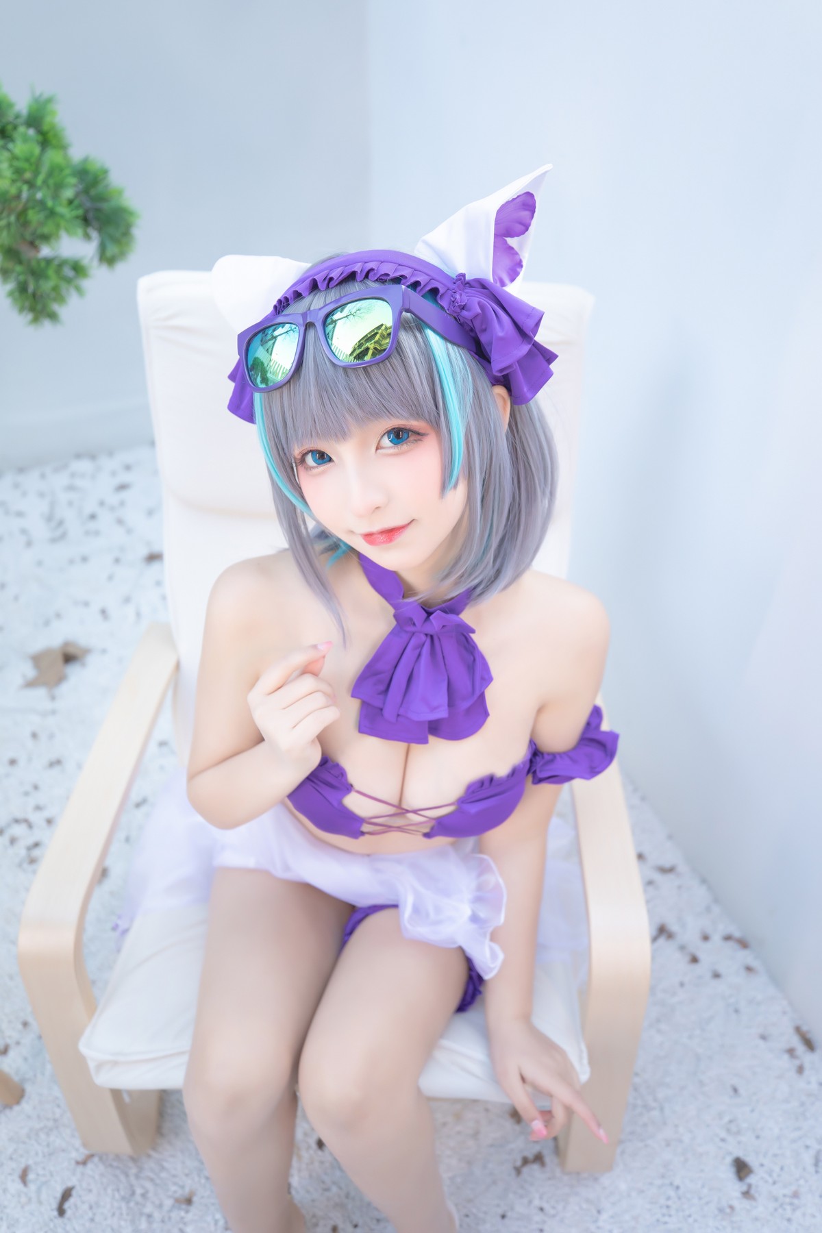 xgyw.top_萝莉美女神楽坂真冬柴郡Cos纯色庭院主题私房浴室性感比基尼秀完美身材诱惑写真150P